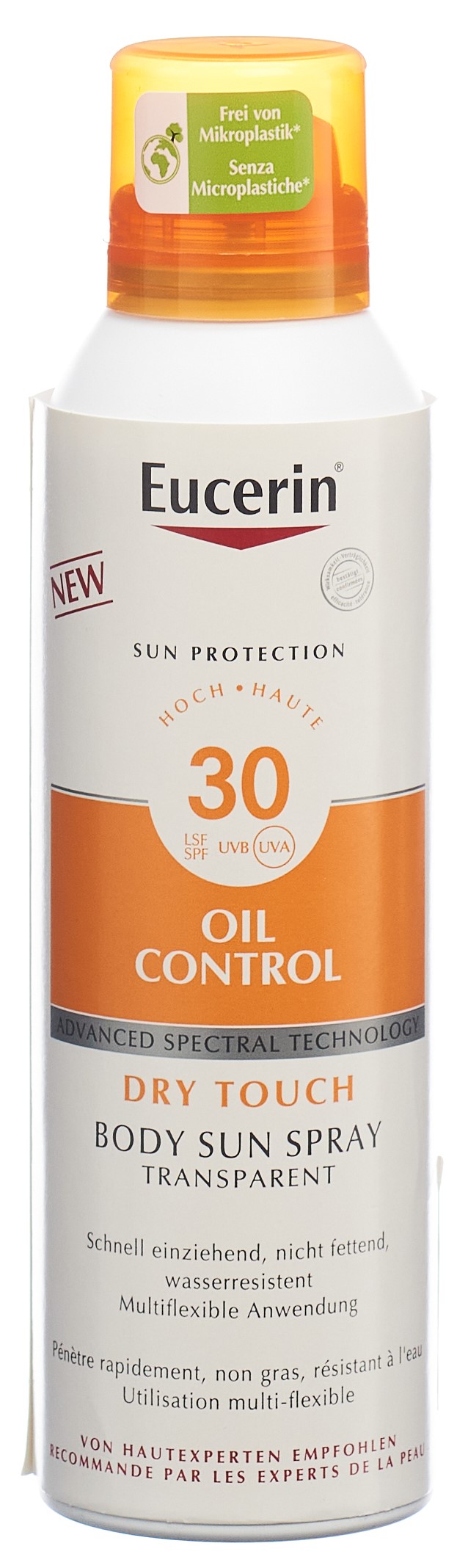 Eucerin SUN Body Spray Oil Contr Dry Touch LSF30