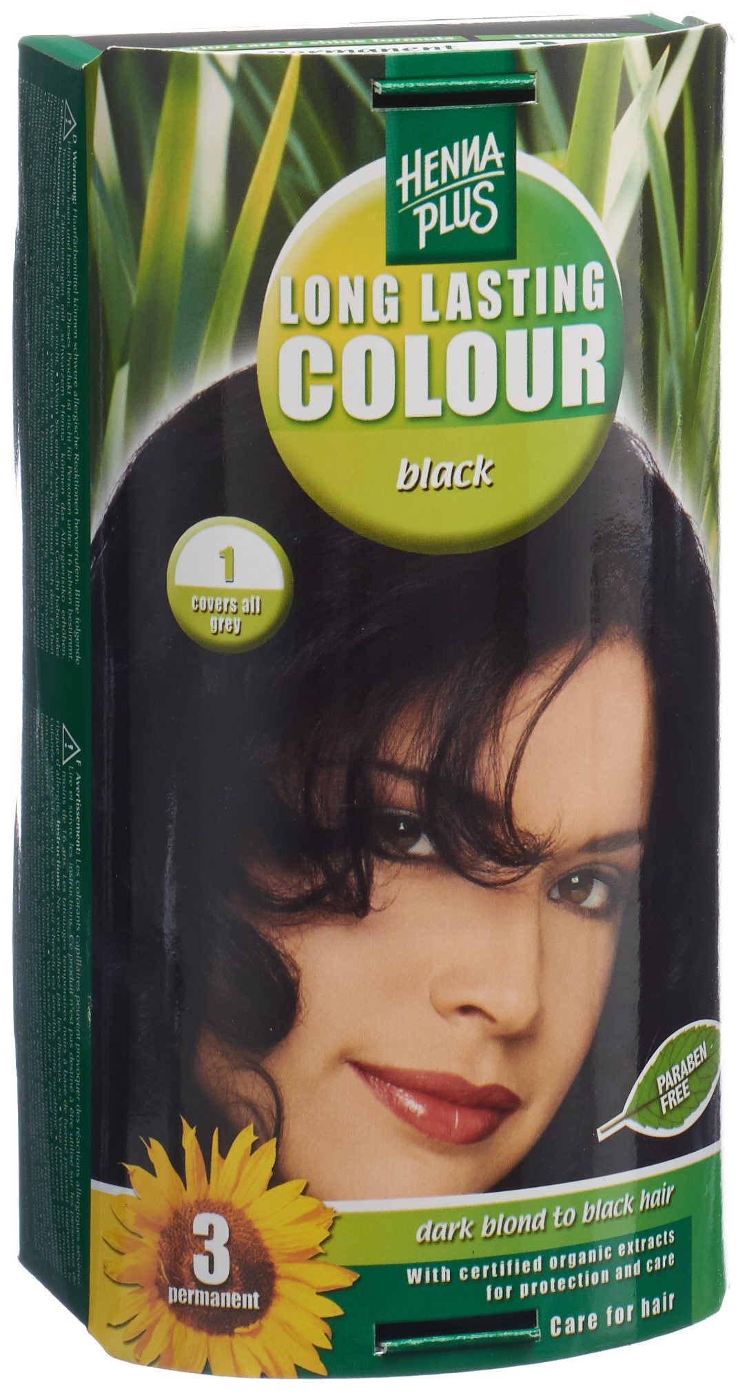 Henna Plus Long Last Colour 1 schwarz