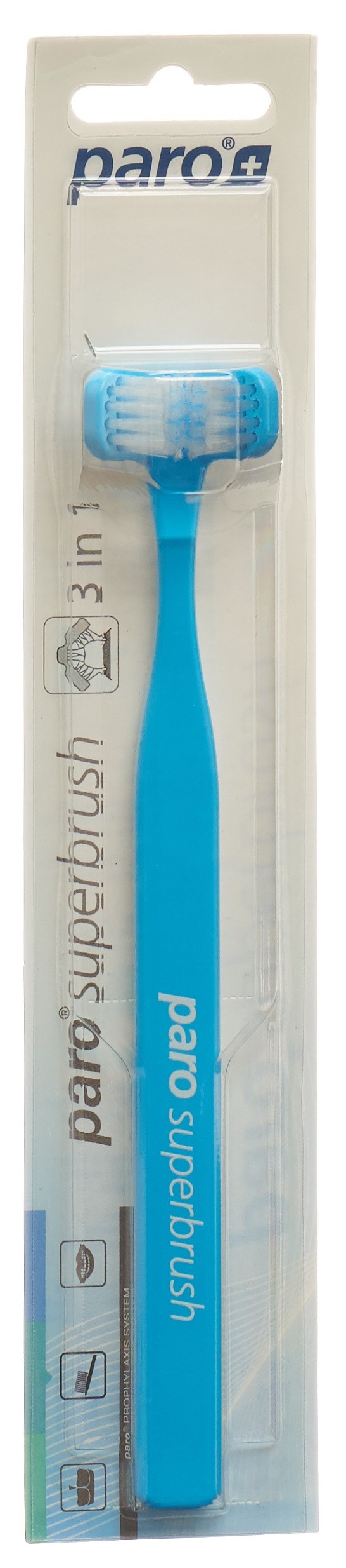 paro Super Brush Drei-Kopf-Bürste