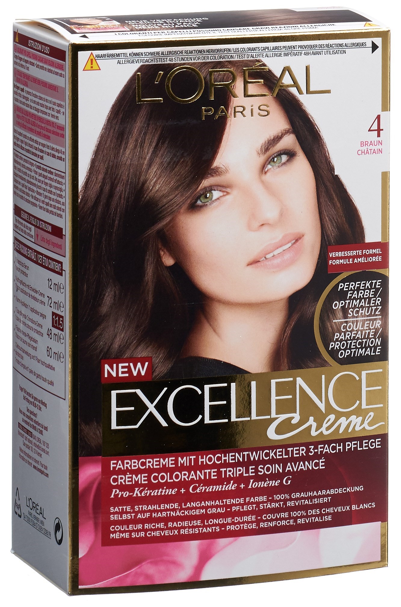 L'ORÉAL PARIS EXCELLENCE Creme Triple Protection 4 braun