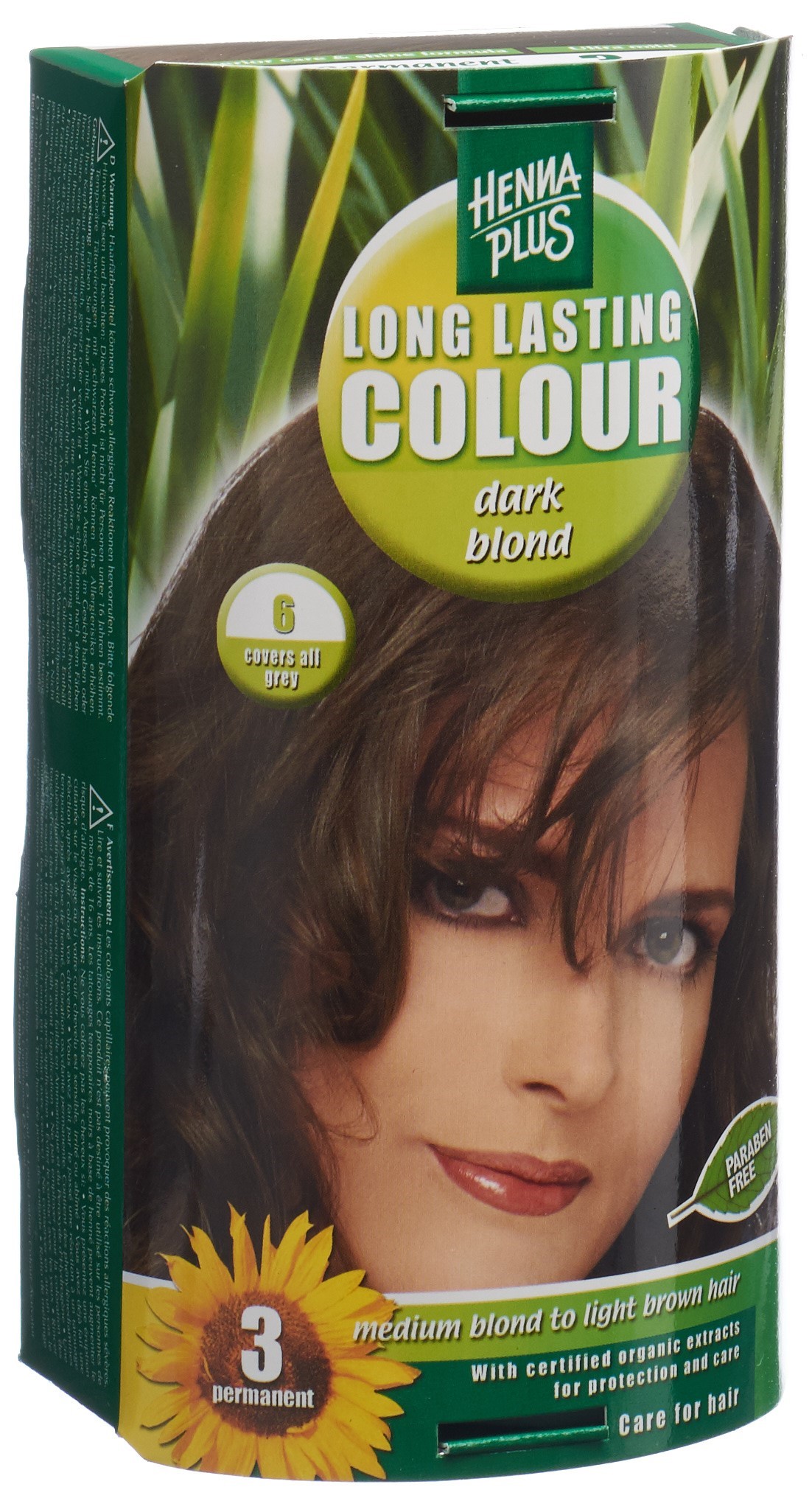 Henna Plus Long Last Colour 6 dunkelblond