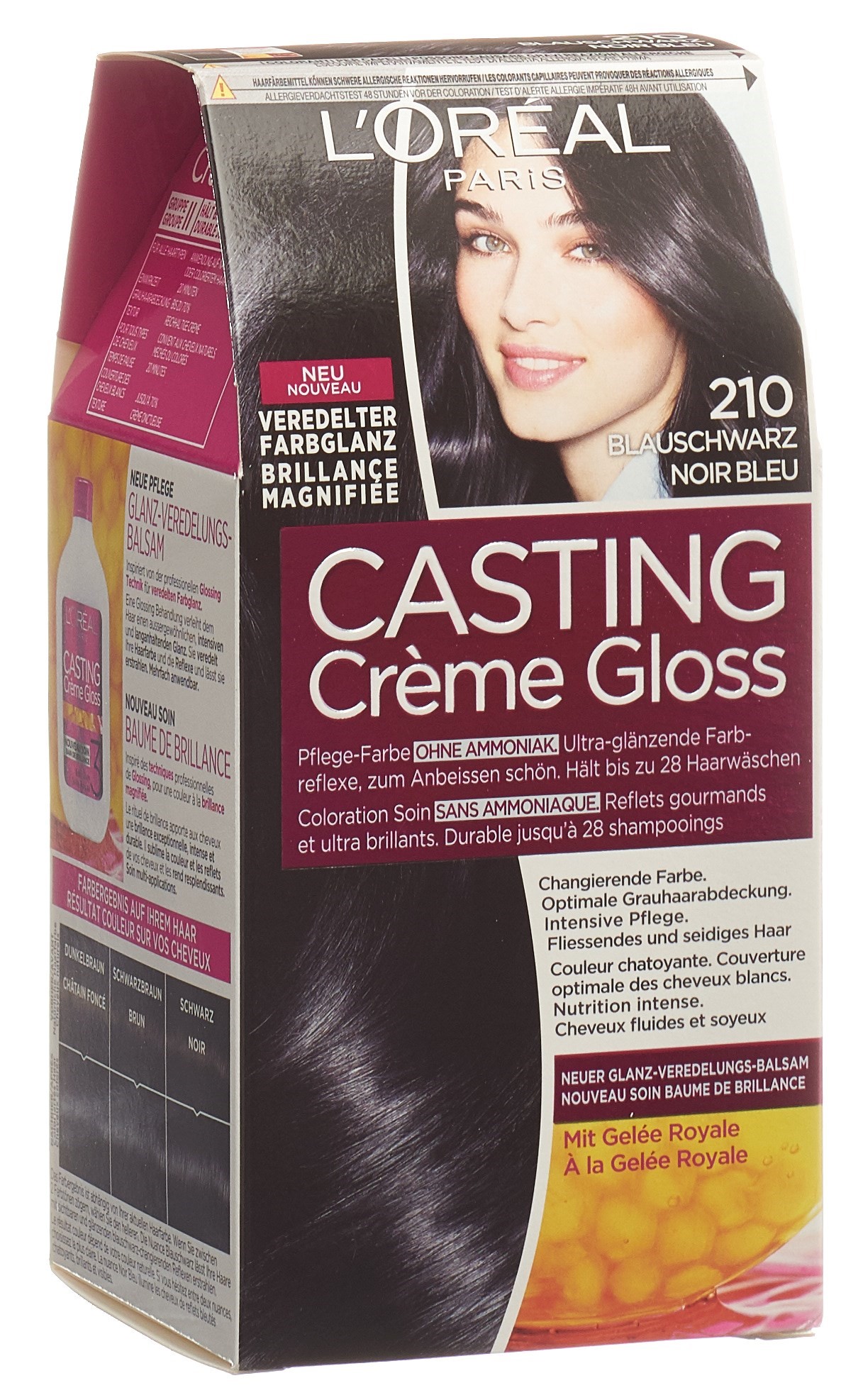 L'ORÉAL PARIS L'ORÉAL PARIS CASTING CRÈME GLOSS Creme 210 blauschwarz