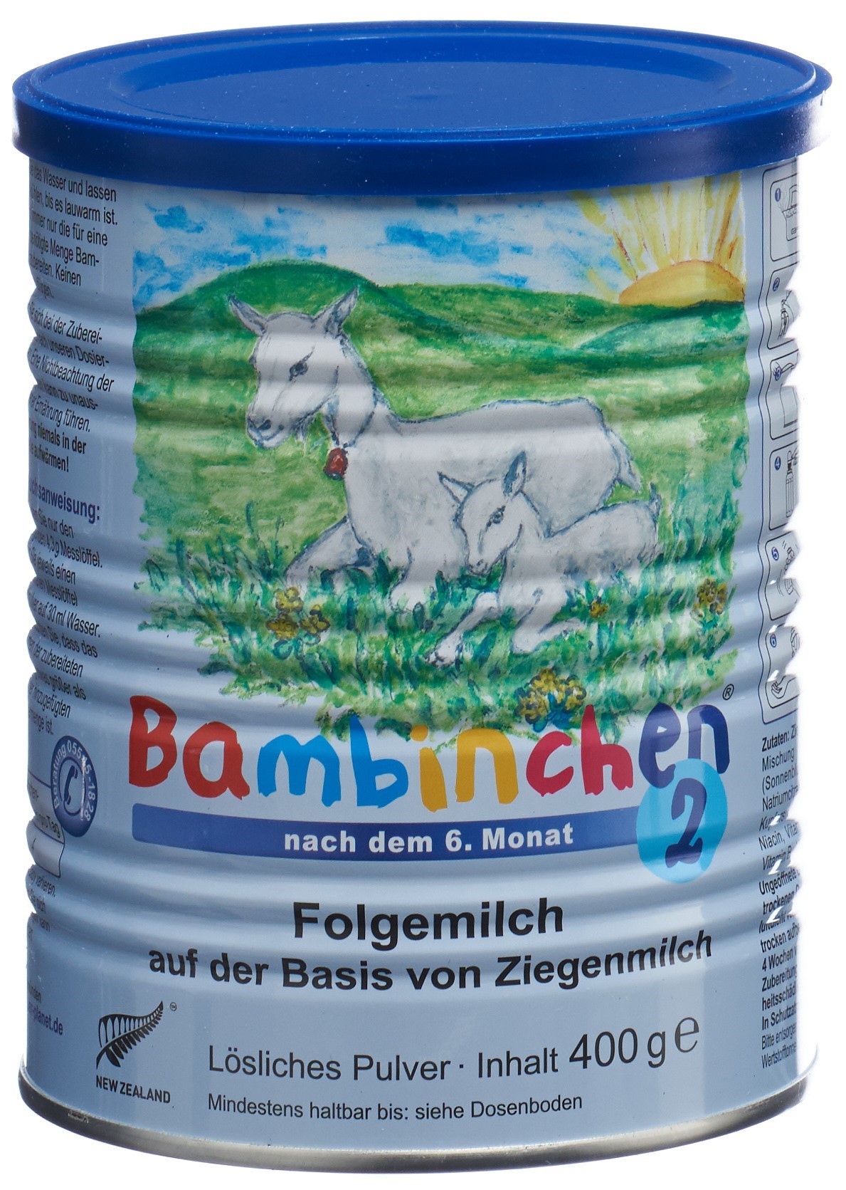 Bambinchen 2 Ziegenmilch Folgemilch aus