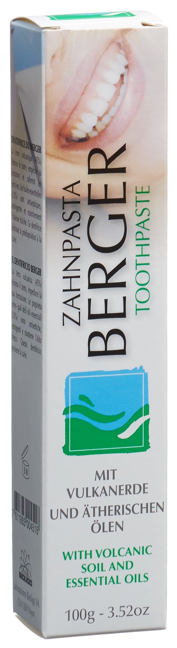 Ligne du berger Zahnpasta mit Vulkanerde