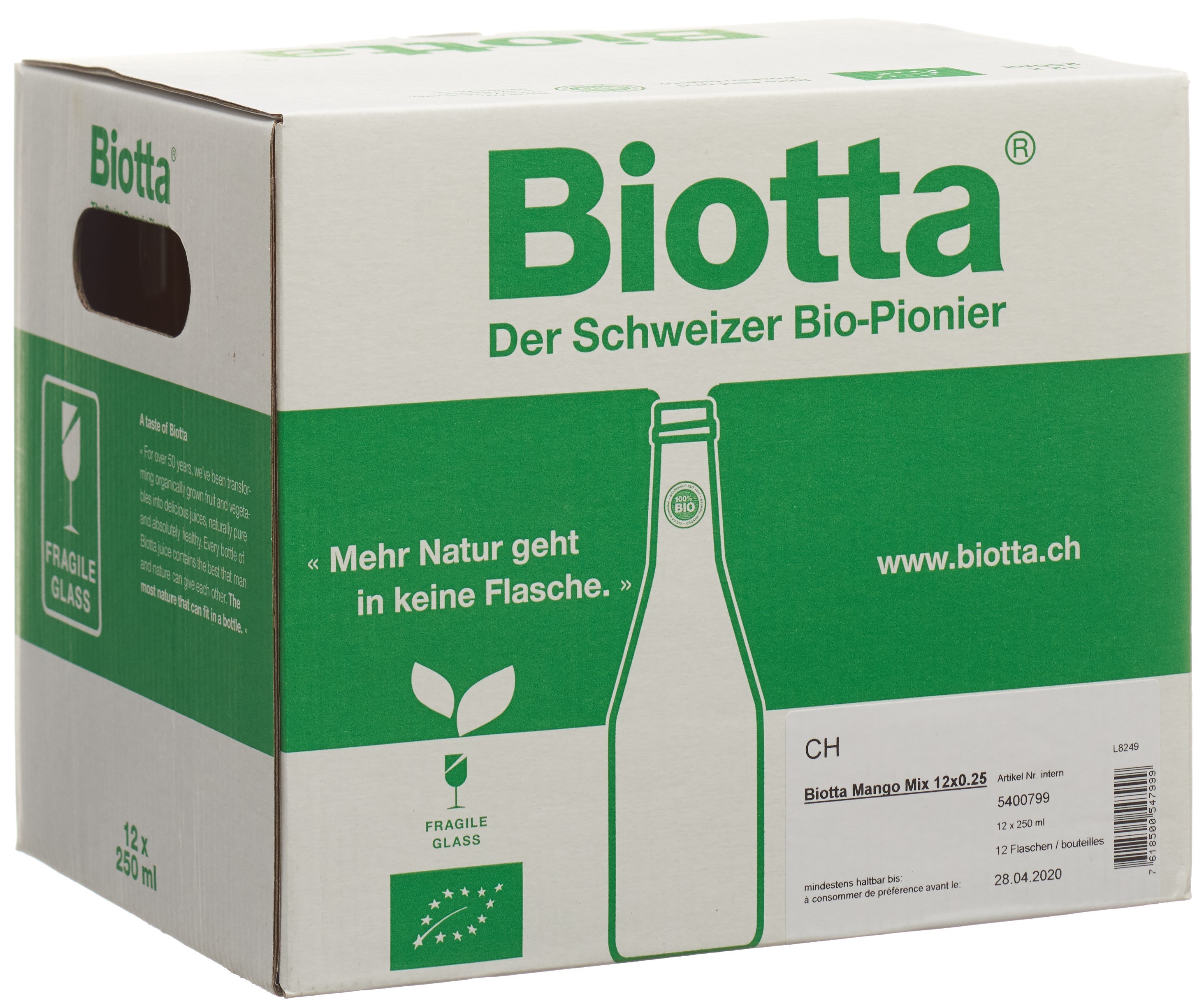 Biotta Classic Mango Mix Bio