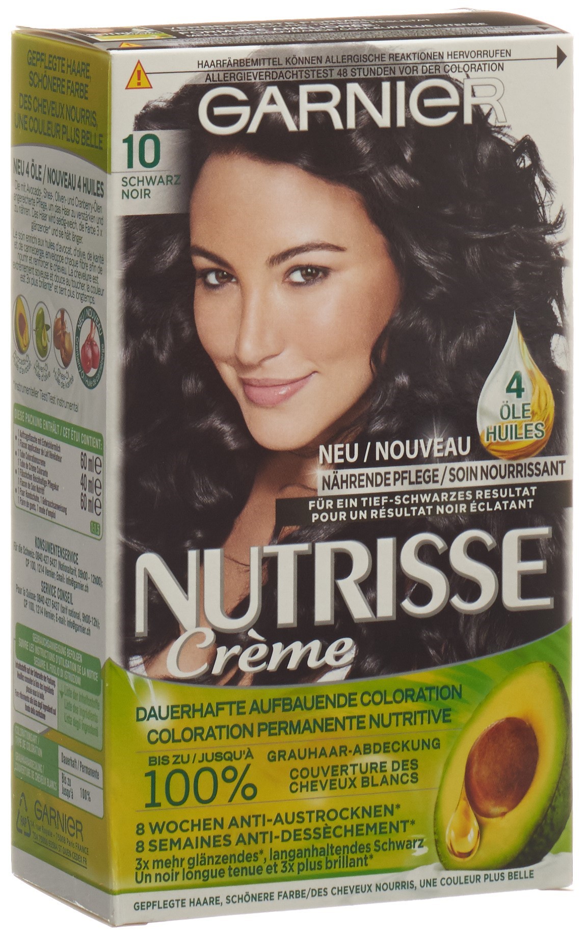GARNIER GARNIER NUTRISSE CREME Nährende Color-Maske 10 réglisse