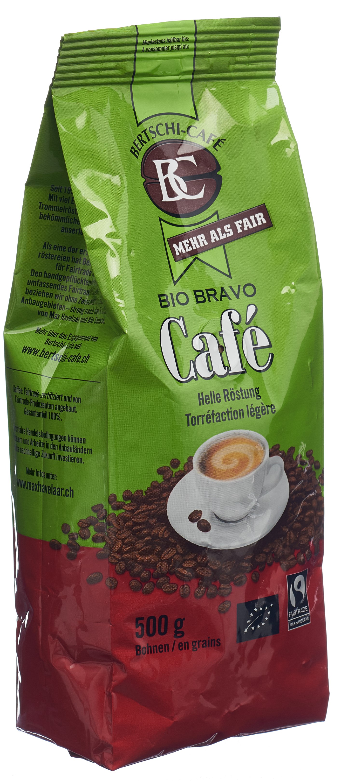 BC Bertschi Kaffeebohnen ganz