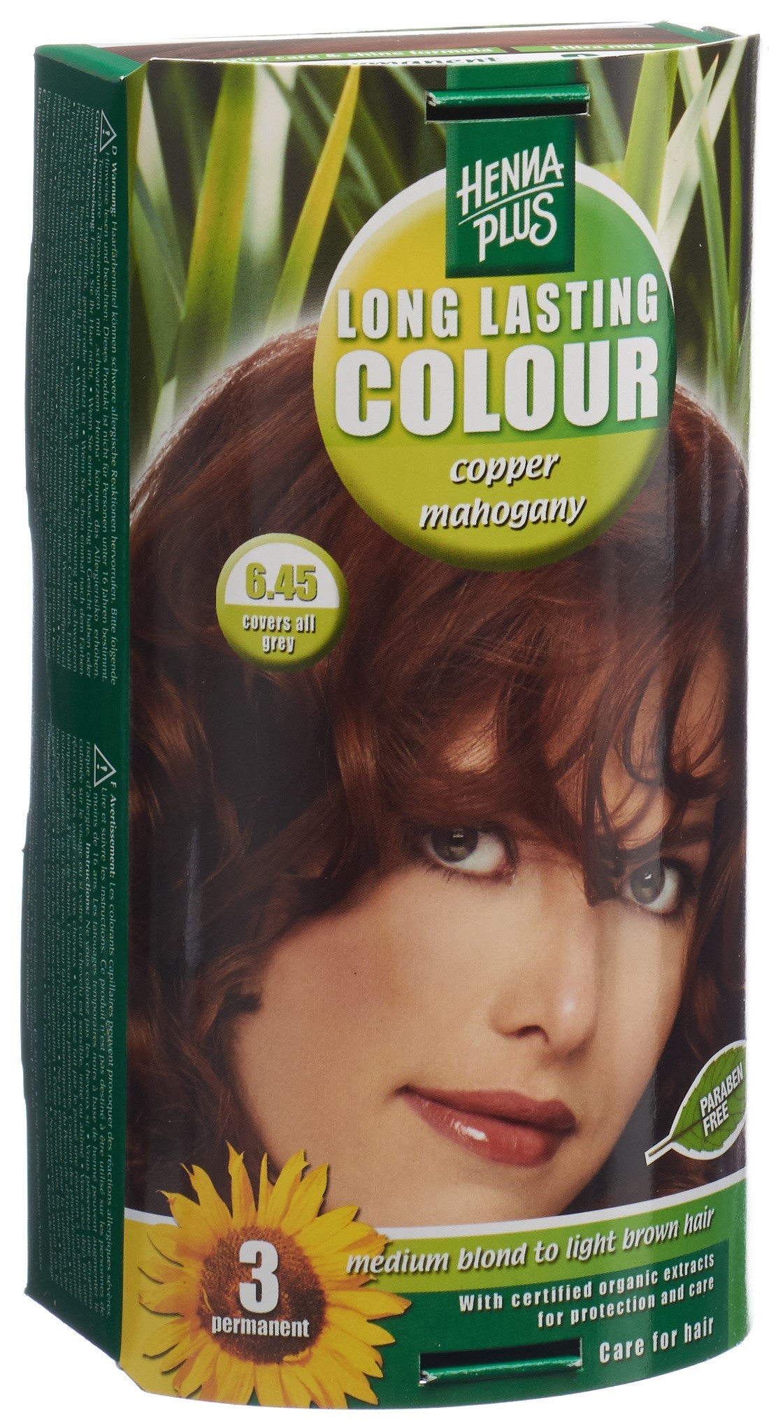 Henna Plus Long Last Colour 6.45 kupfer mahagoni