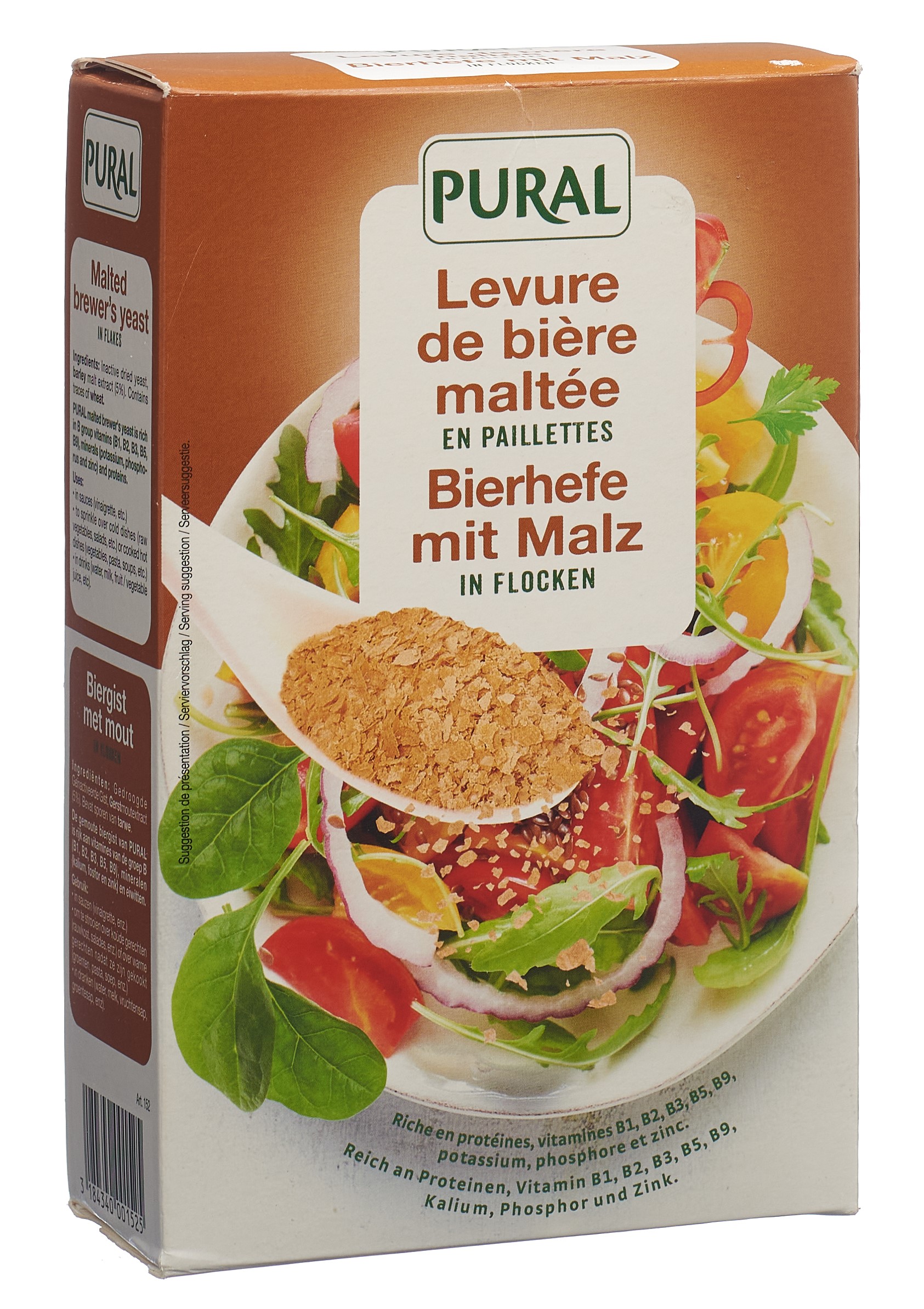 Pural Bierhefeflocken mit Malz