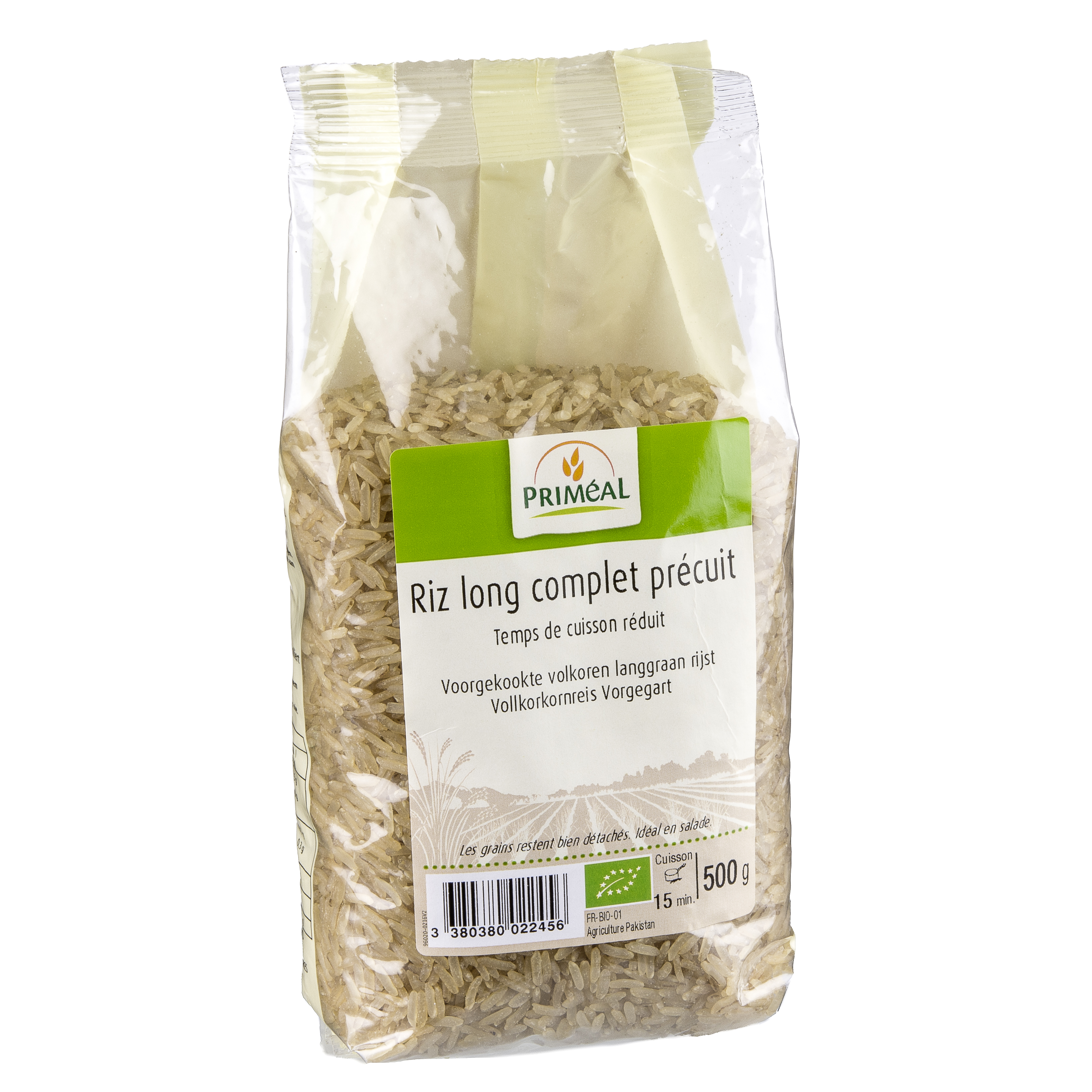 PRIMéAL Reis lang Vollkorn vorgekocht
