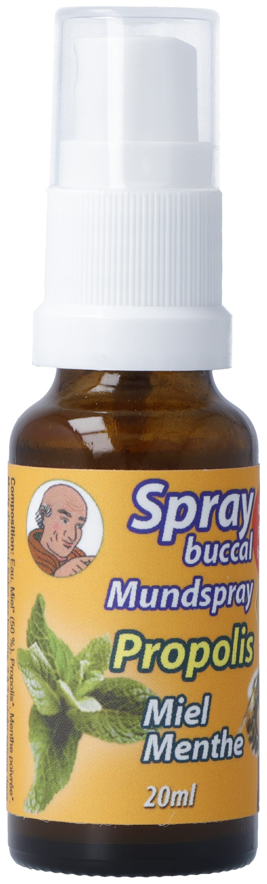 BIOLIGO Spray buccal Père Michel Propolis/Menthe-Oligoéléments-Huiles essentielles