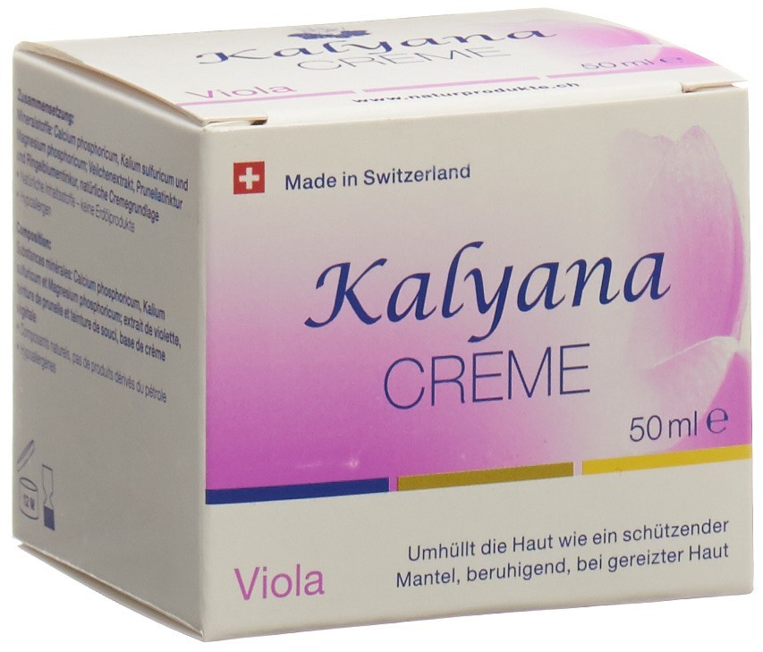 Kalyana Kalyana 14 Creme mit Viola