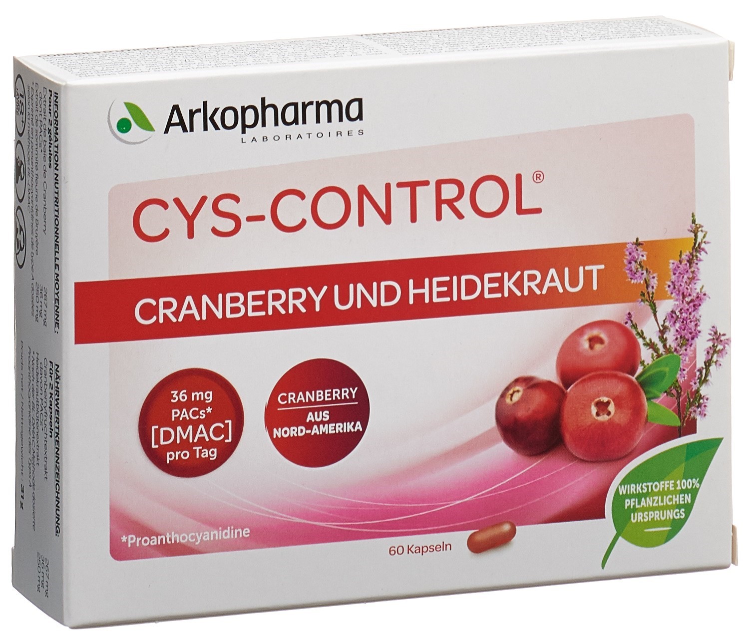 Cys-Control Kapsel Cranberry und Heidekraut