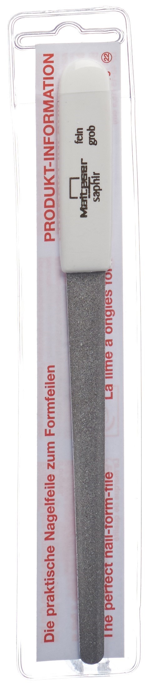 Malteser Saphir Formfeile fein-grob rund No 22