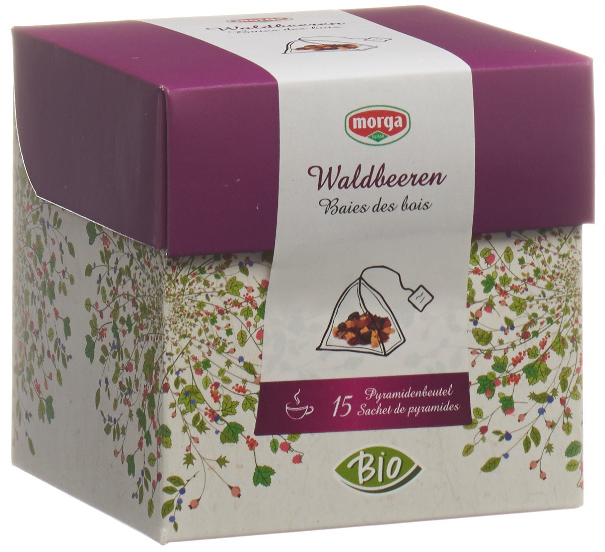 morga Waldbeeren Früchtetee Pyramidenbeutel Bio