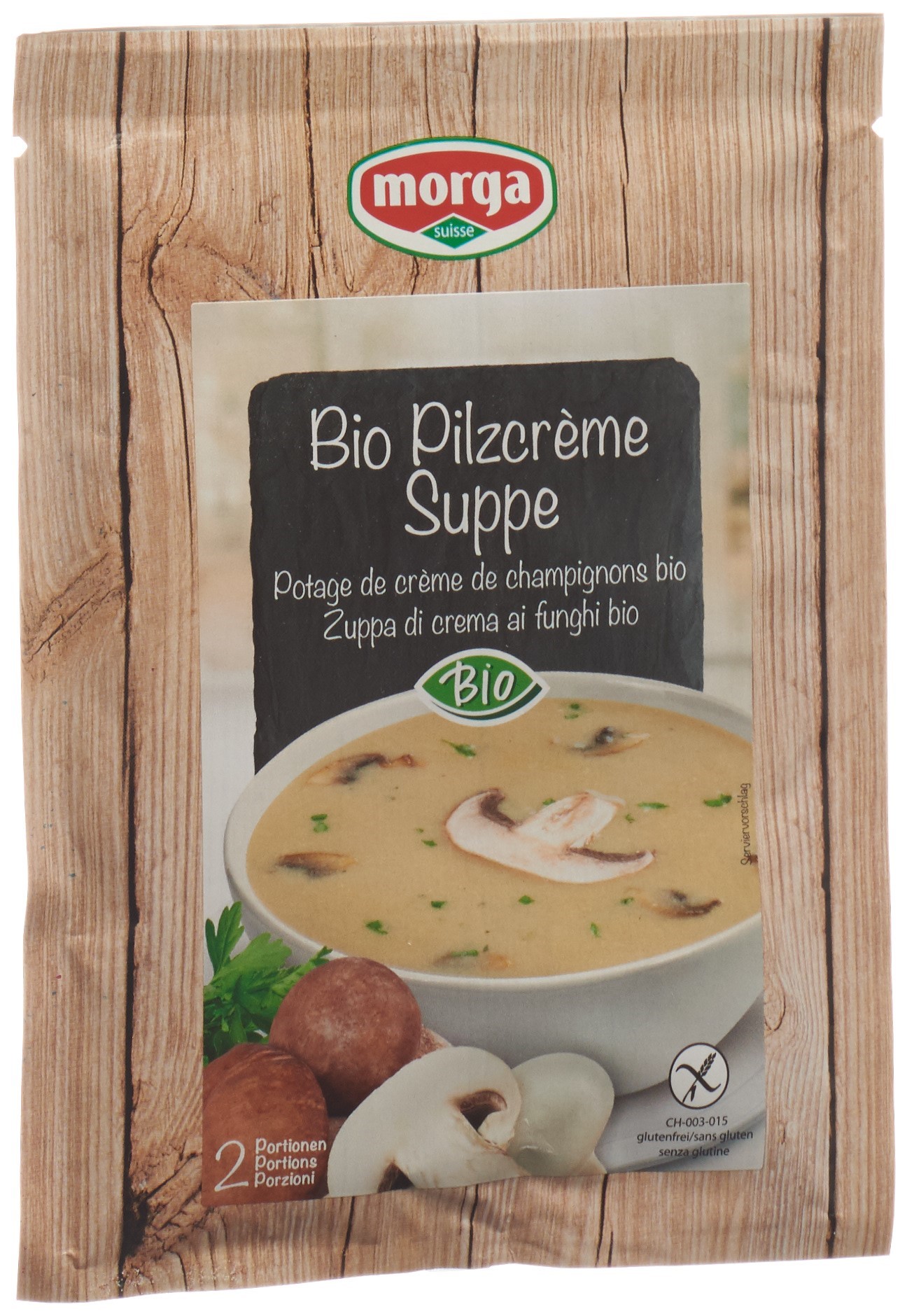 morga potage crème de champignons bio
