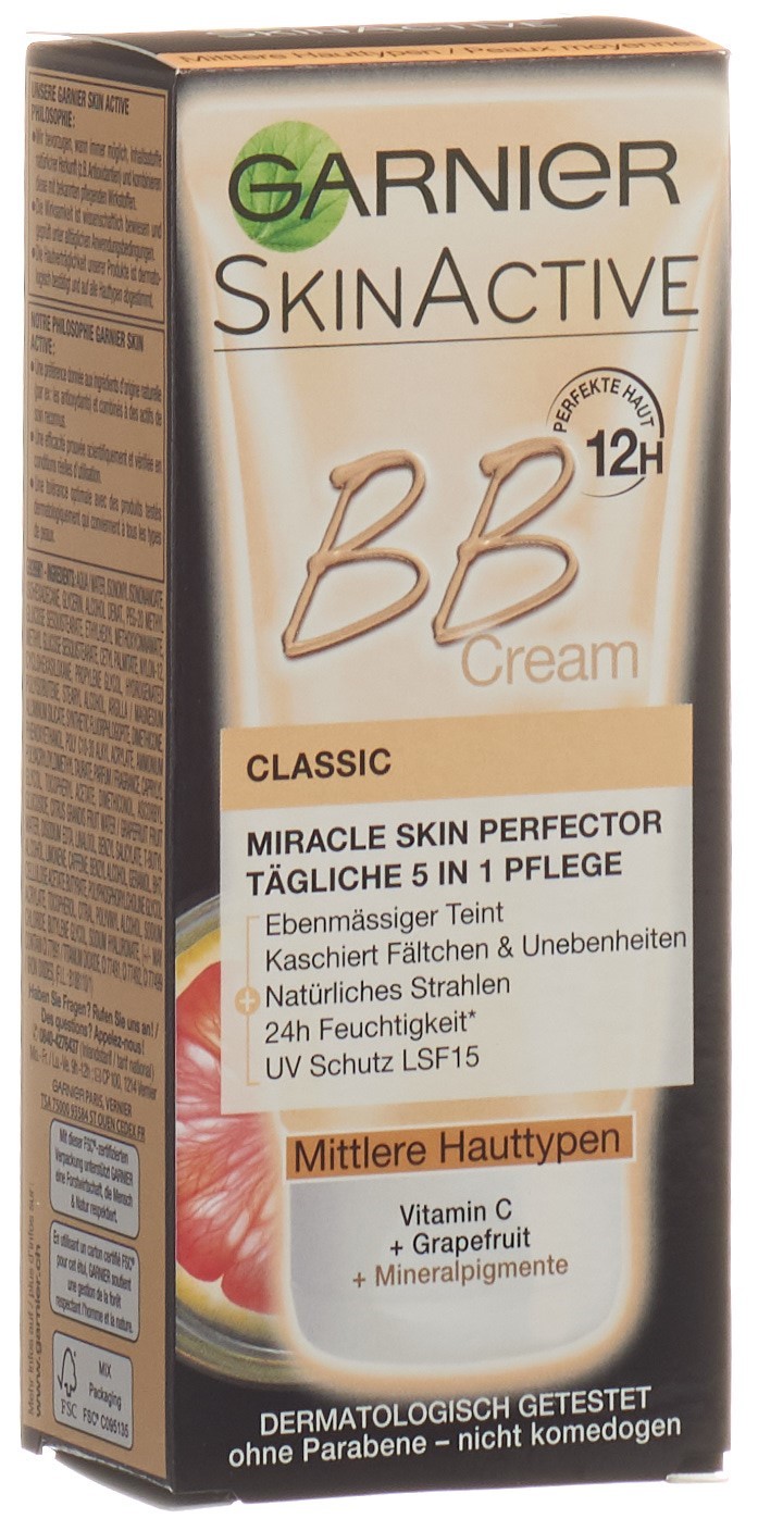 GARNIER GARNIER BB Miracle Skin Perfector Creme mittlere Haut