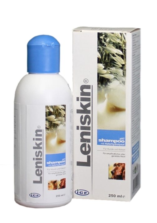 Leniskin Shampoo ad us vet.