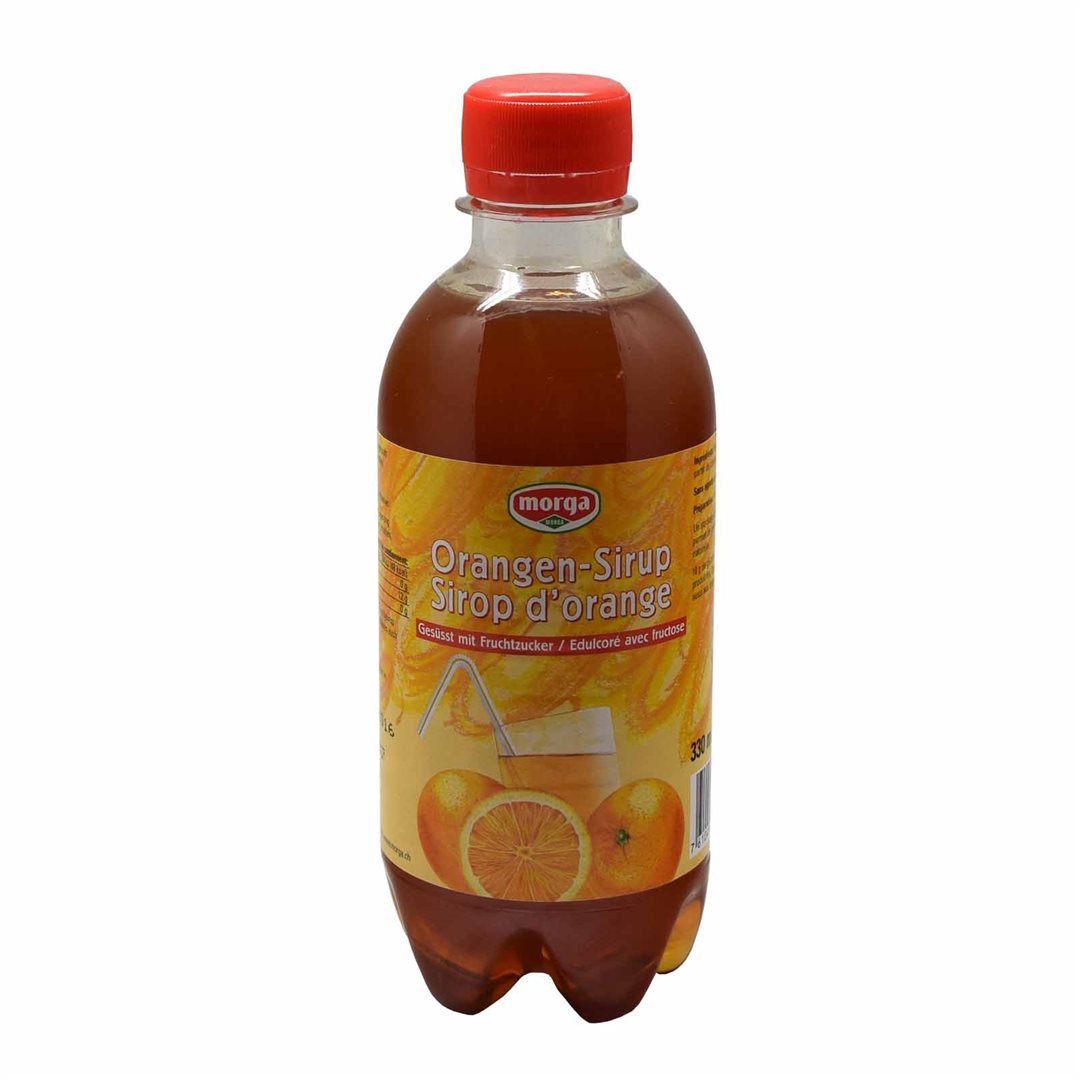 morga Orangen Sirup mit Fruchtzucker