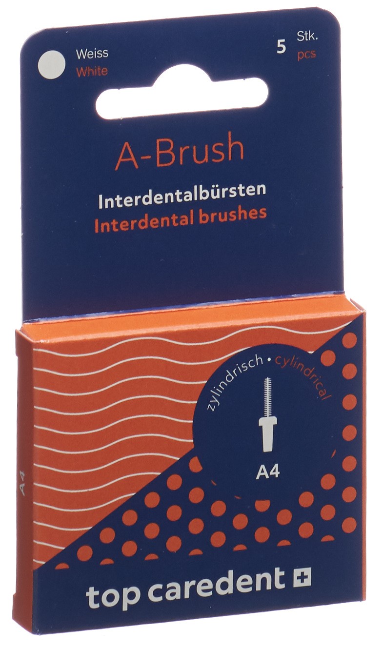 top caredent A4 IDBH-W Interdentalbürste weiss >1.0mm