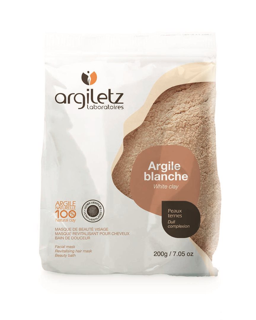 argiletz argiletz Tonerde weiss Pulver ultra fein