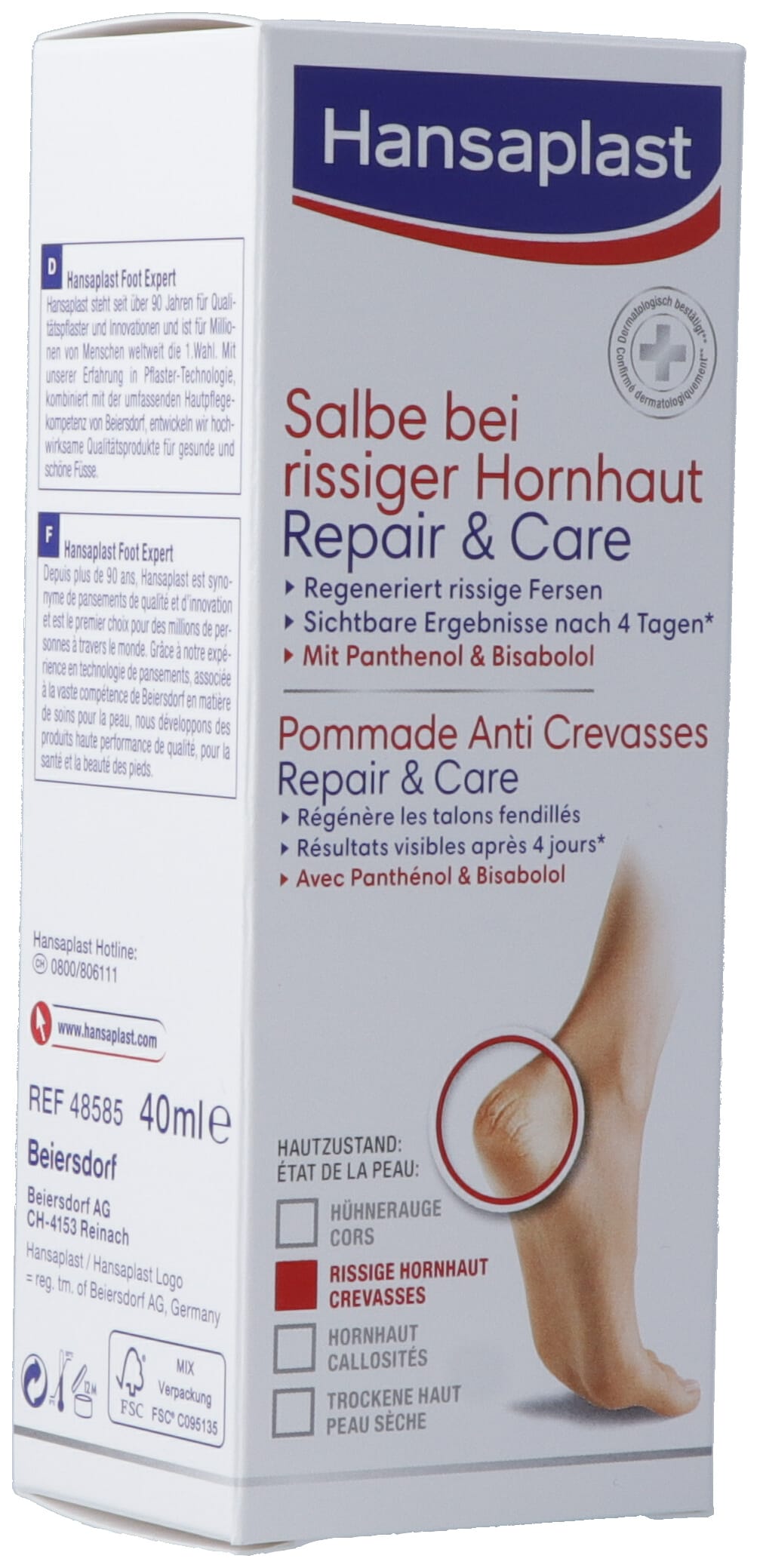 Hansaplast Creme Repair&Care