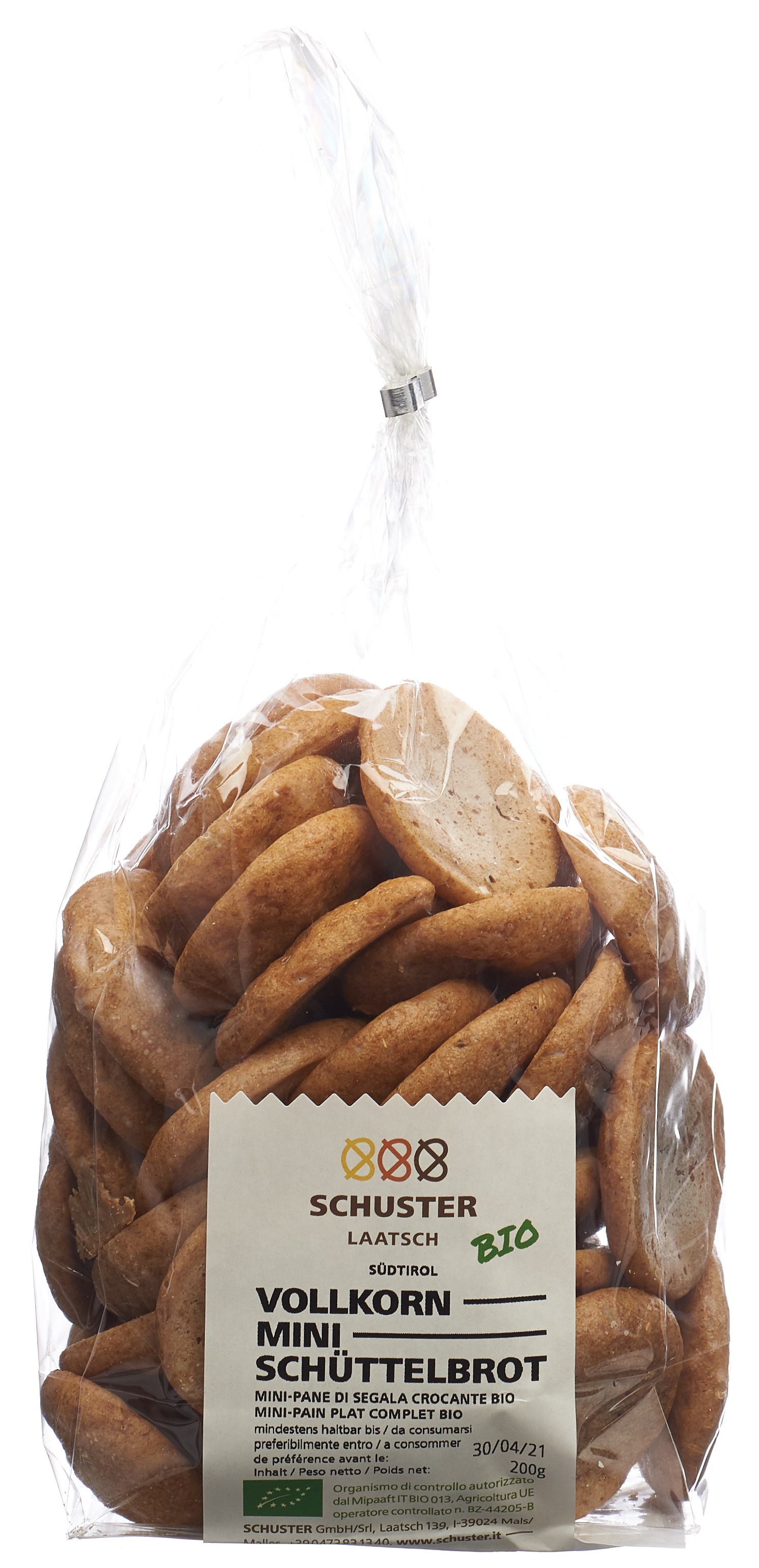 Schuster Schüttelbrot Mini Vollkorn Bio