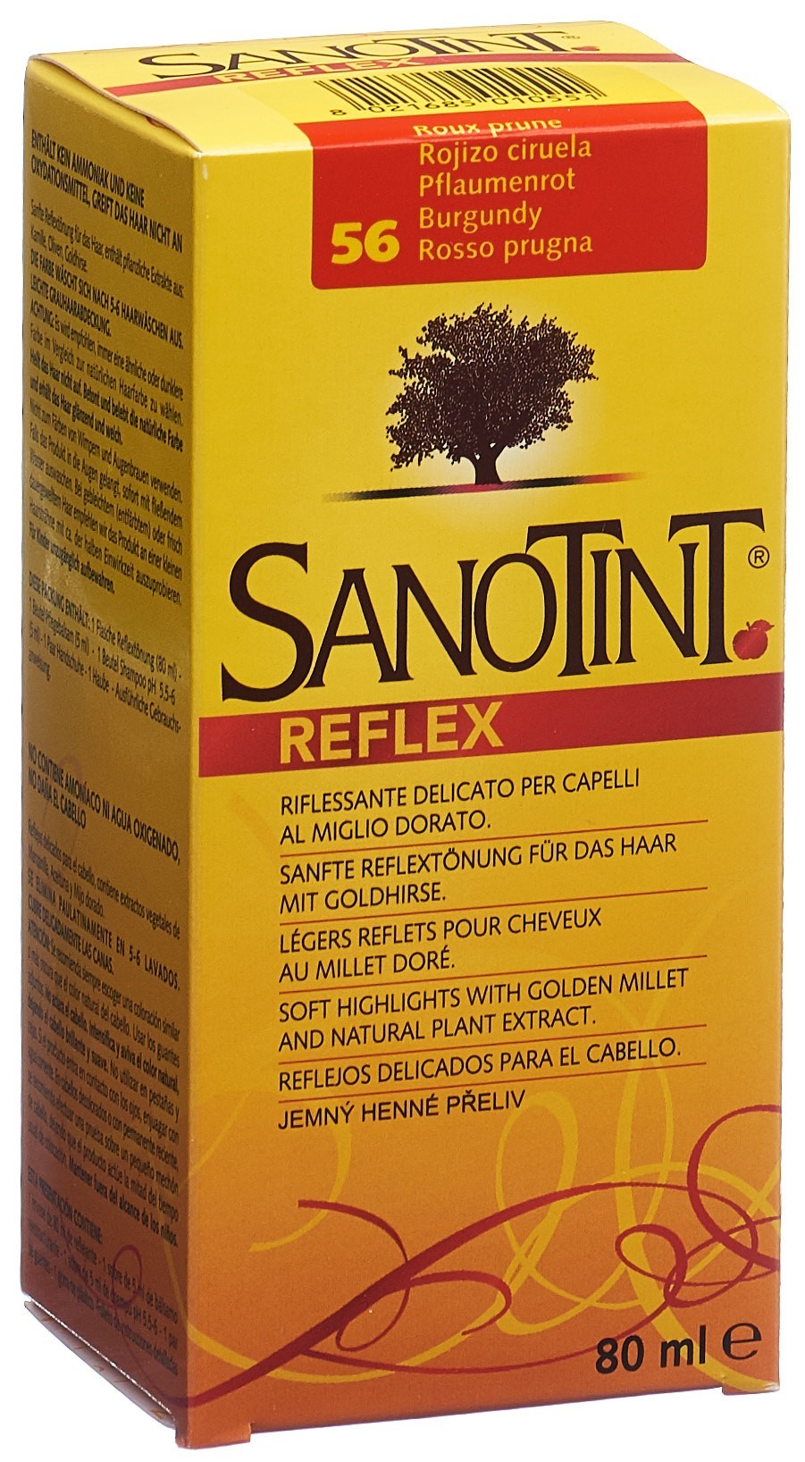 SANOTINT Reflex Haartönung 56 pflaumenrot