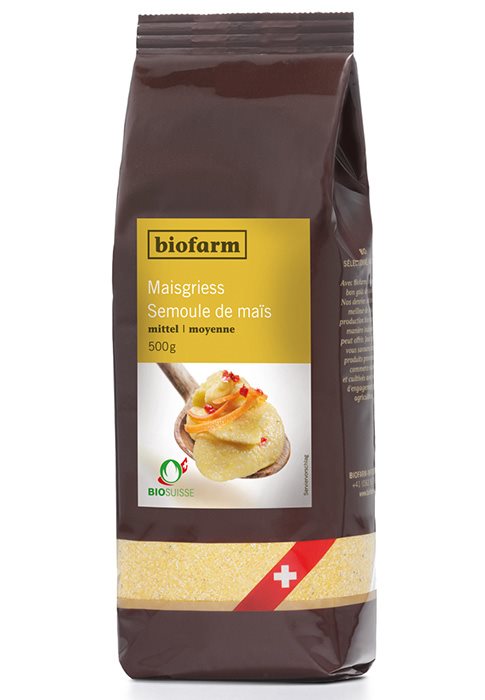 Biofarm Maisgriess mittel Knospe