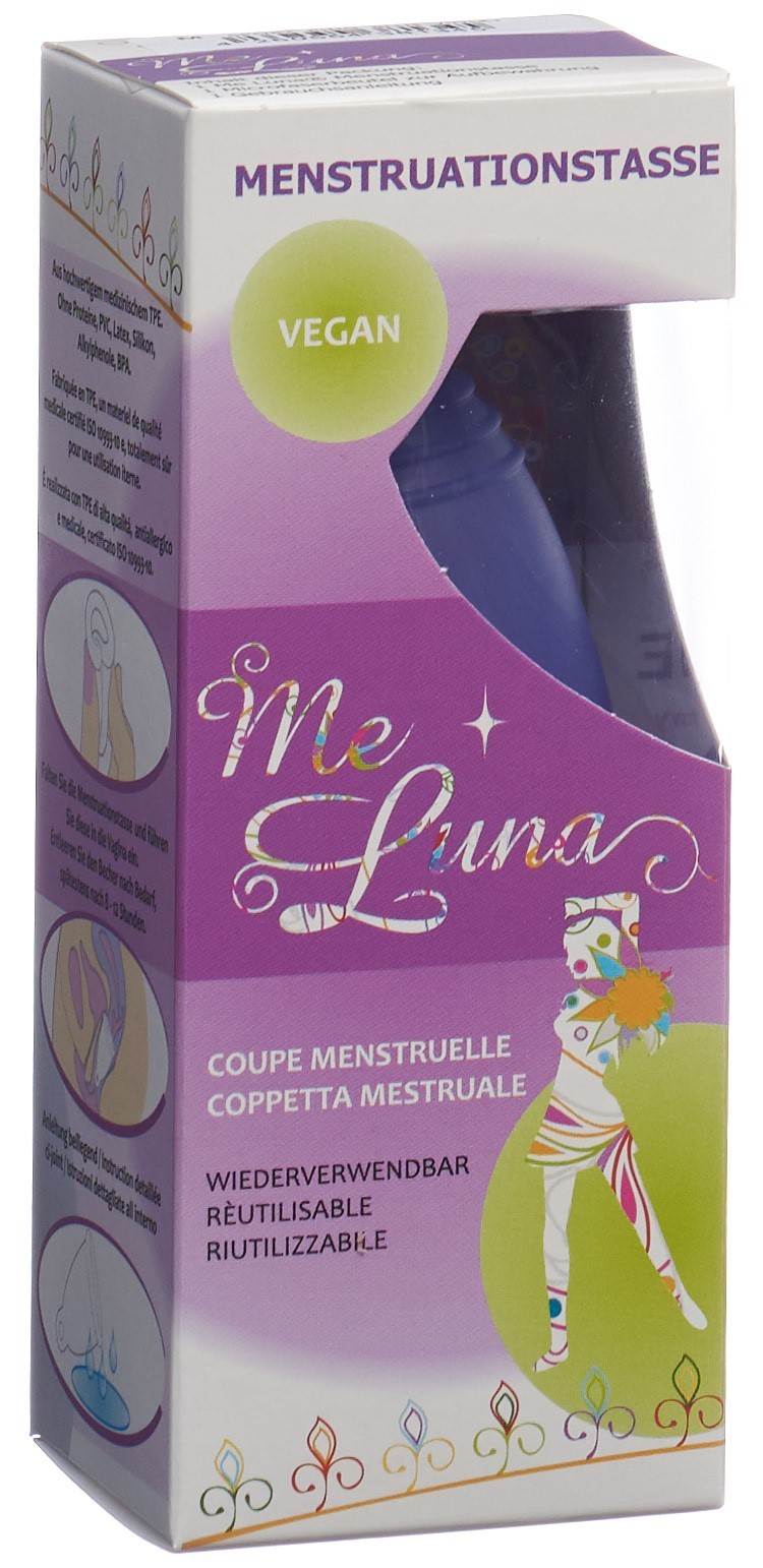 Me Luna nstruationstasse Sport M Ring Blau-Violett
