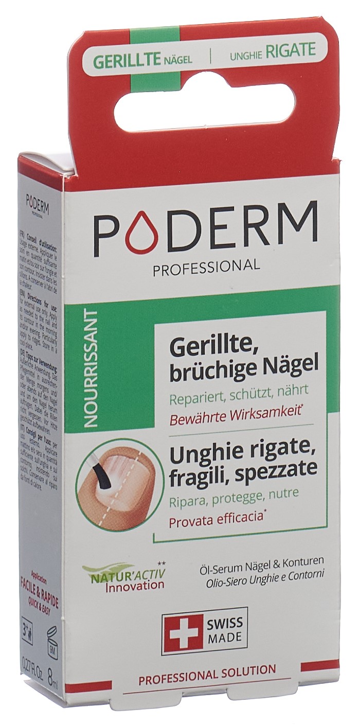 PODERM Huile Sérum Ongles Nourrissante