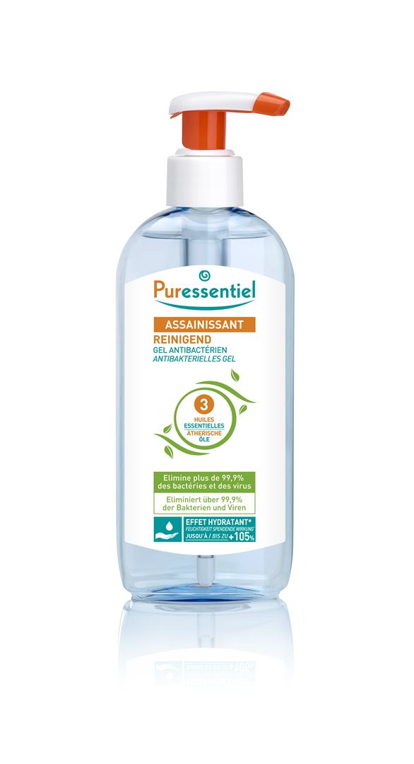 Puressentiel Gel reinigend antibakteriell mit 3 ätherischen Ölen