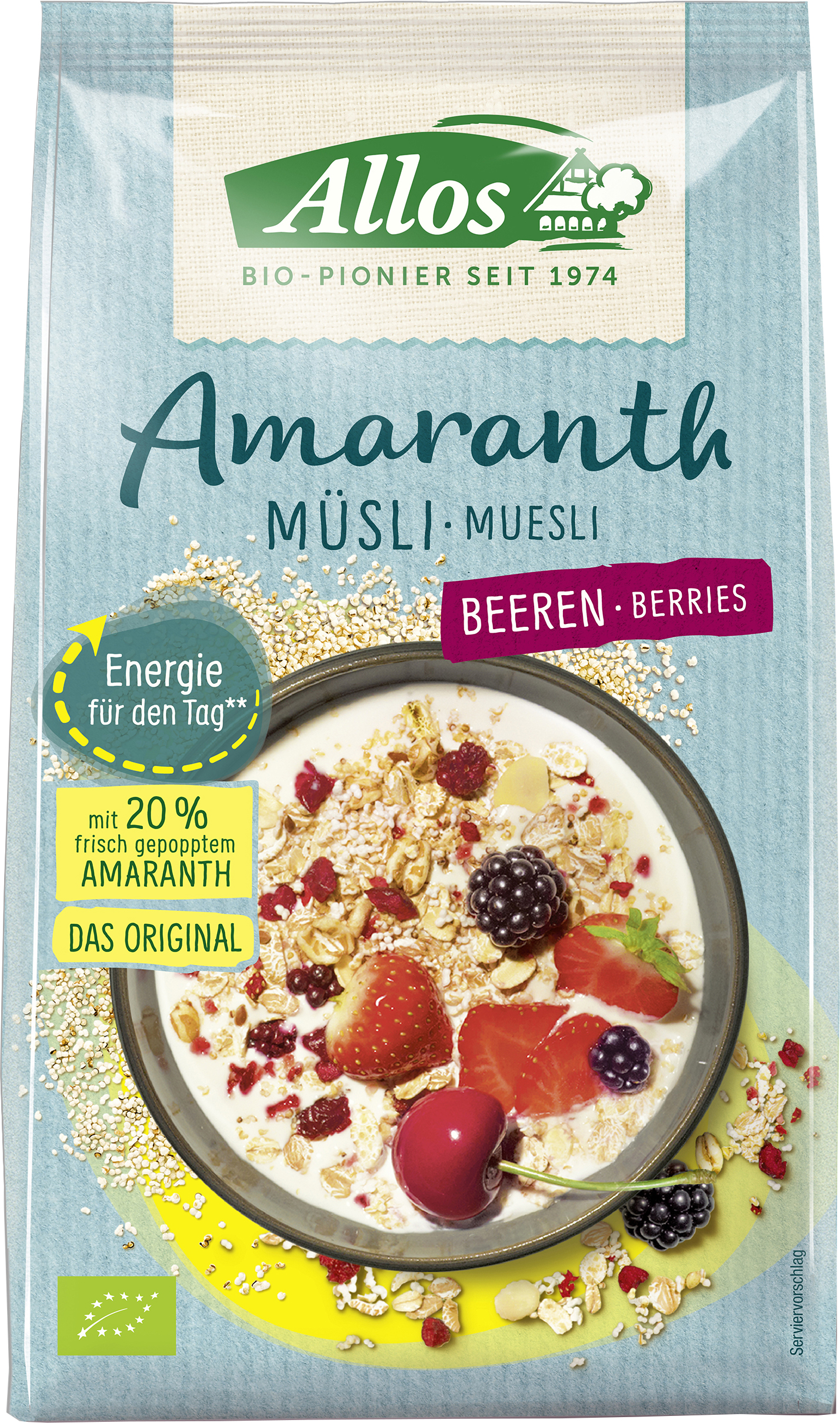 Allos Amaranth Müsli Beeren