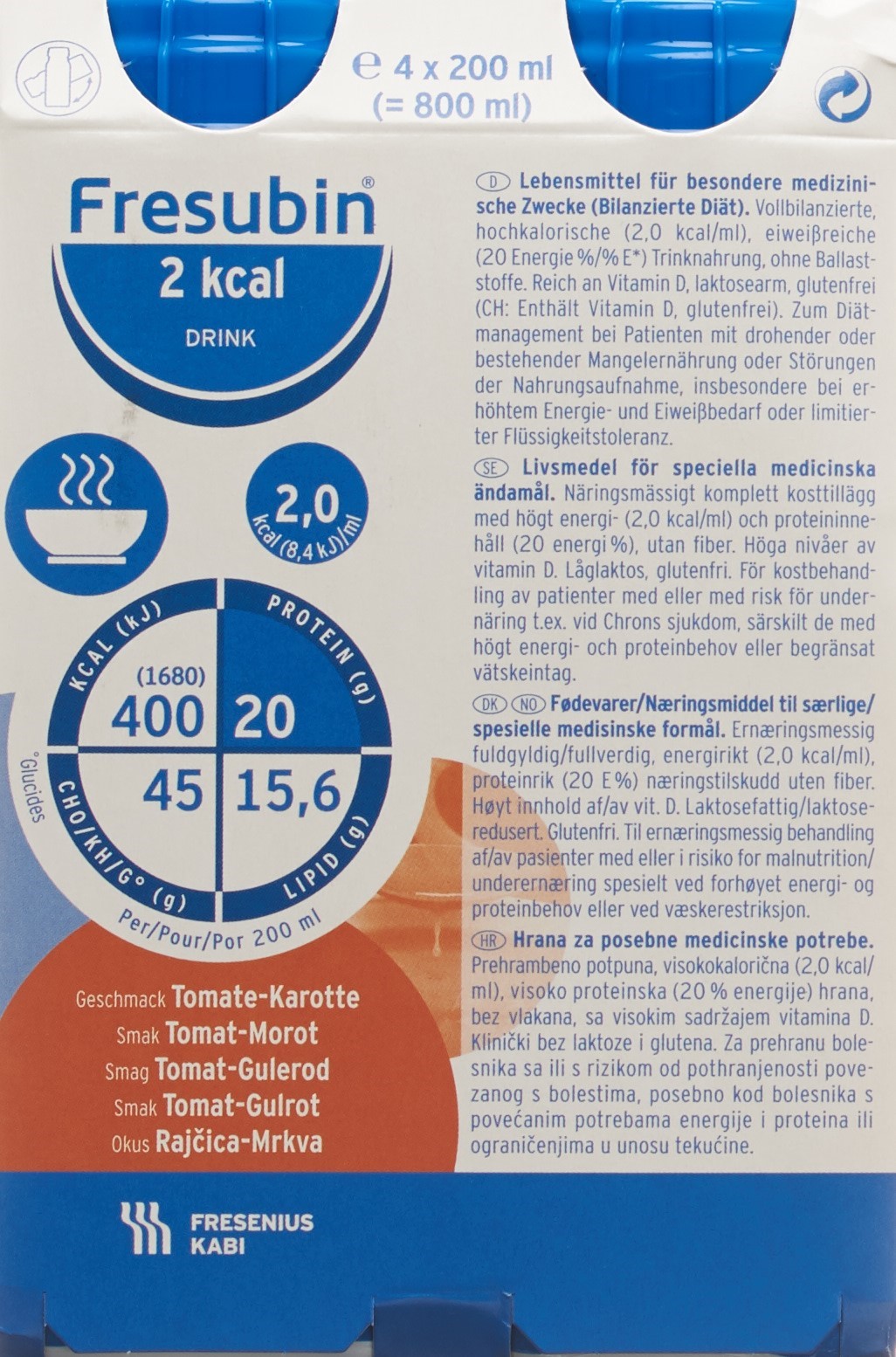 Fresubin 2 kcal DRINK Tomate-Karotte