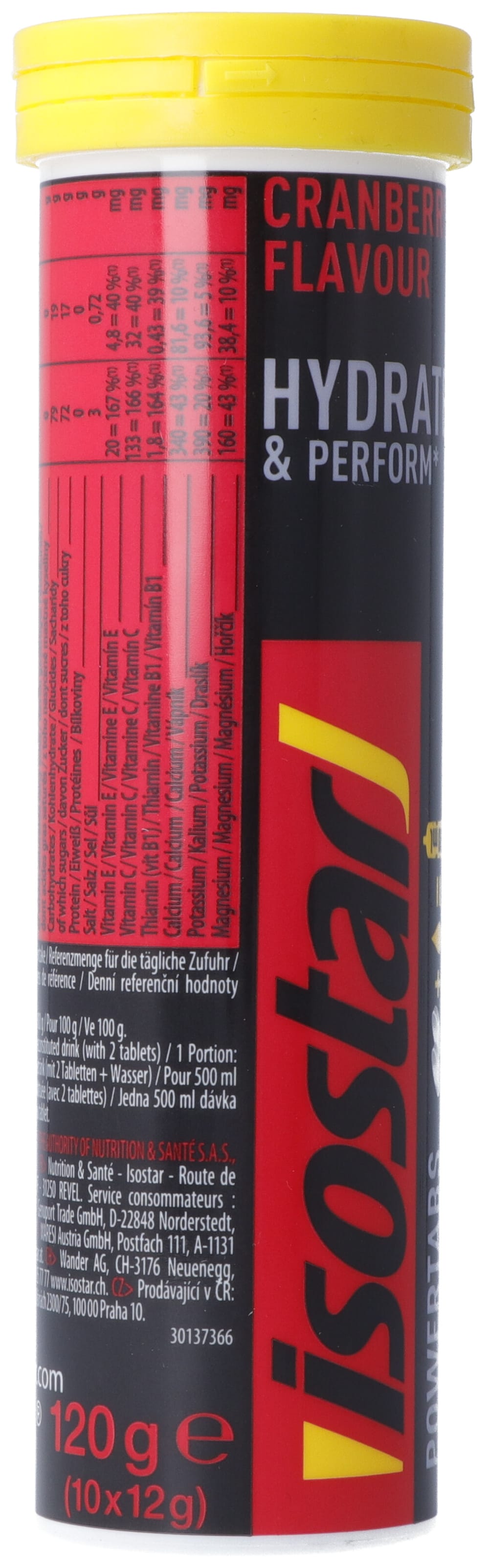 isostar Power Tabs Brausetablette Cranberry