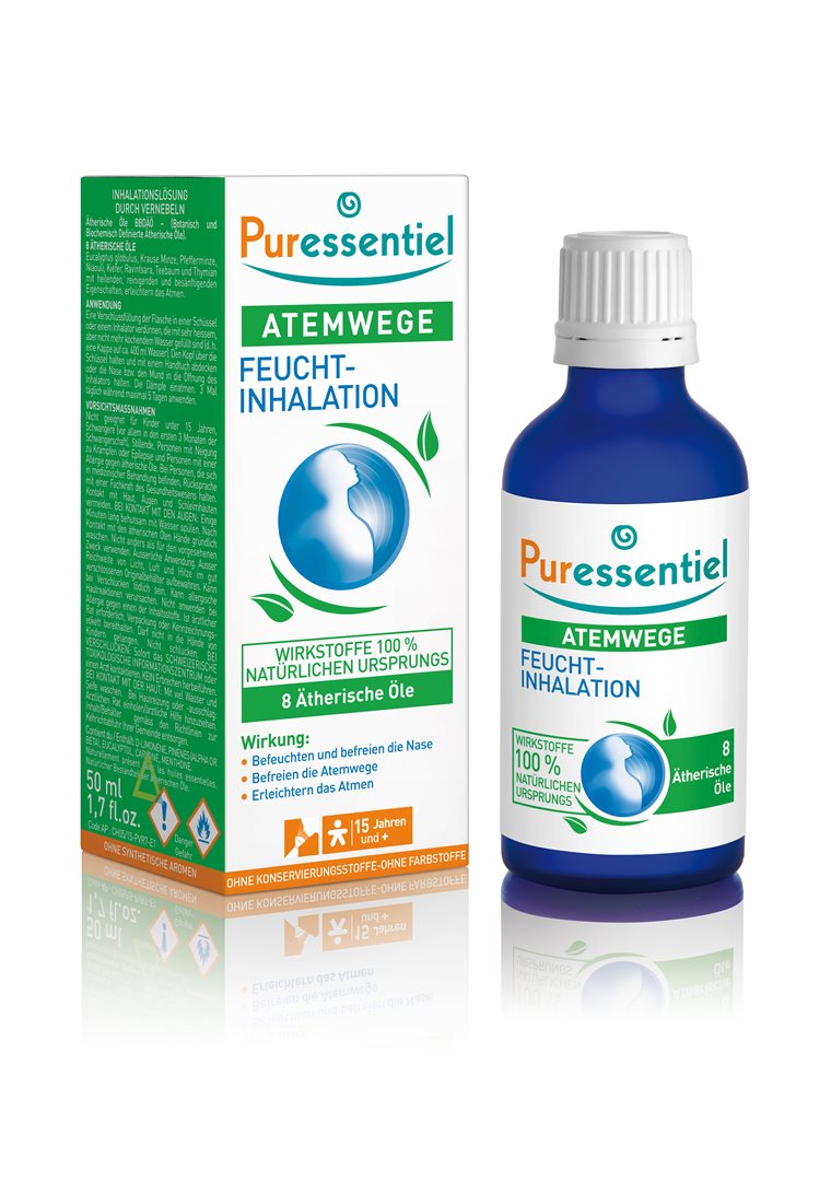 Puressentiel Dampf Inhalation für Atemwege Bio