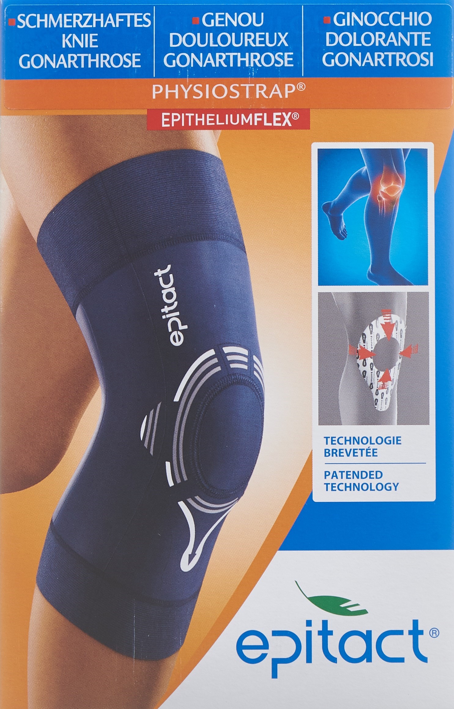 Epitact Physiostrap Kniebandage MEDICAL L 41-44cm