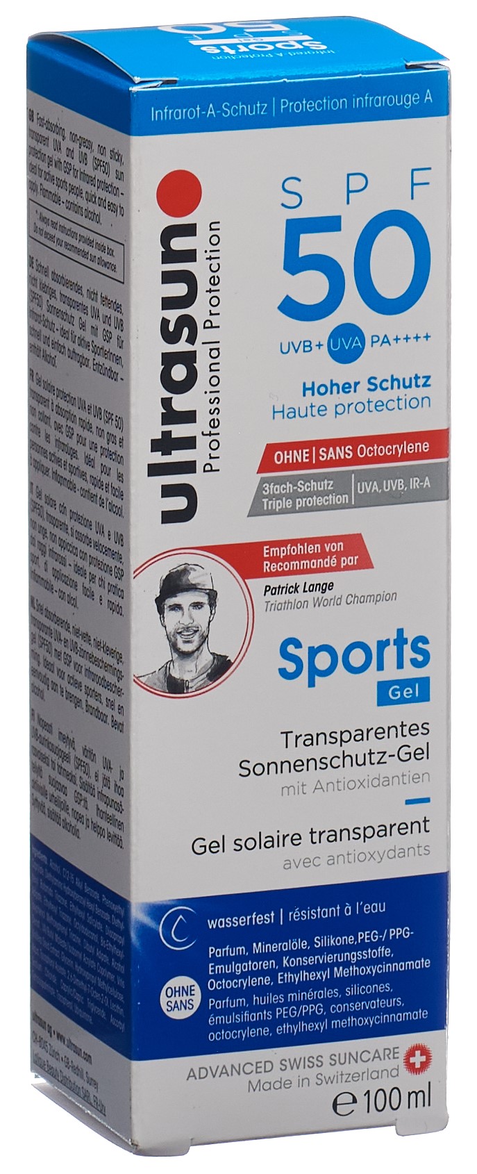 ultrasun Sports Gel SPF 50