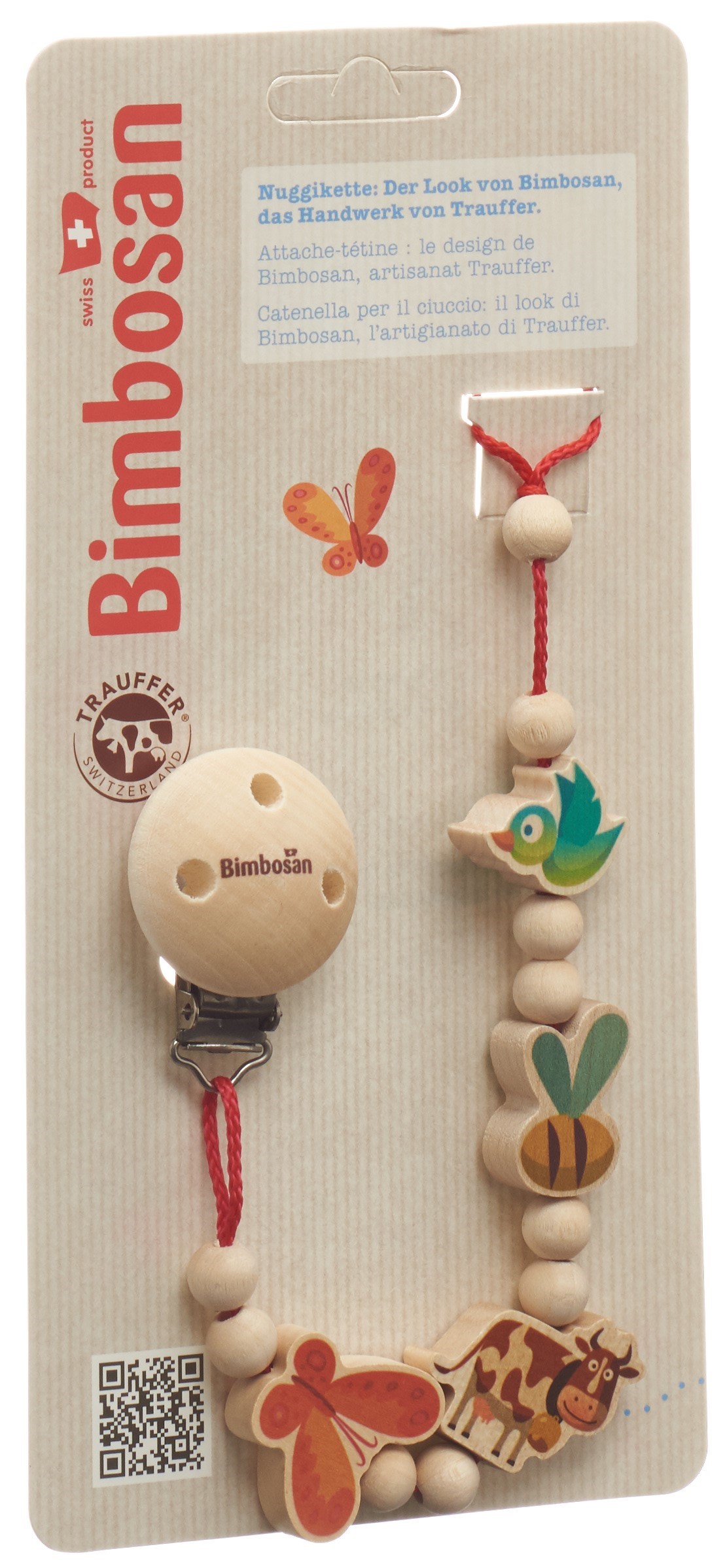 Bimbosan Trauffer Holz-Nuggikette