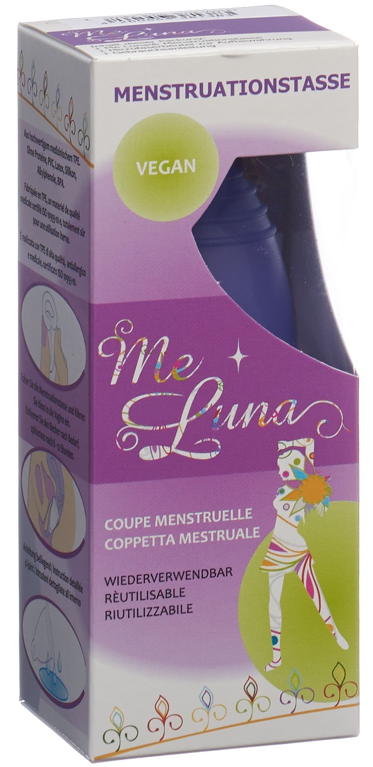 Me Luna nstruationstasse Sport L Ring Blau-Violett