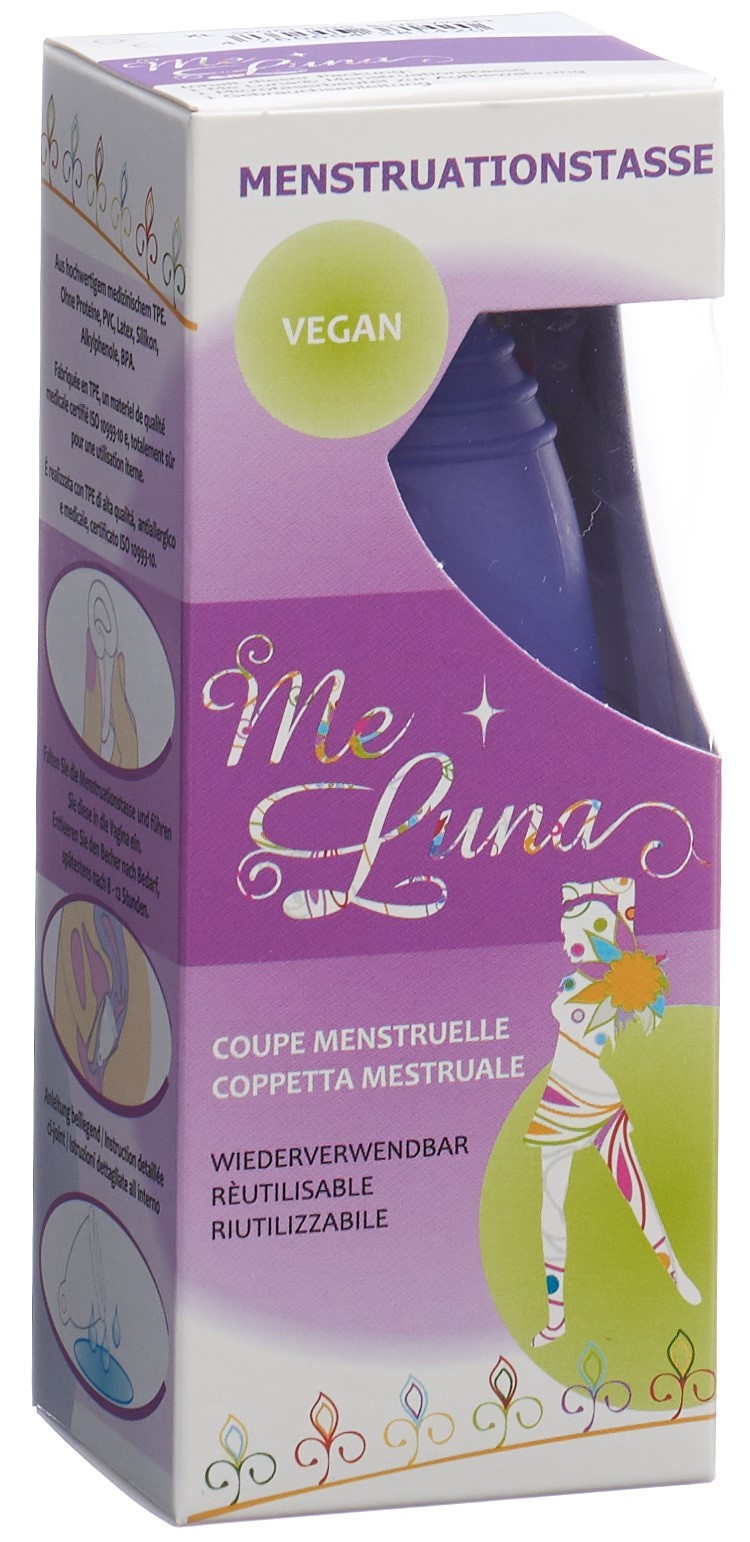 Me Luna nstruationstasse Sport XL Ring Blau-Violett