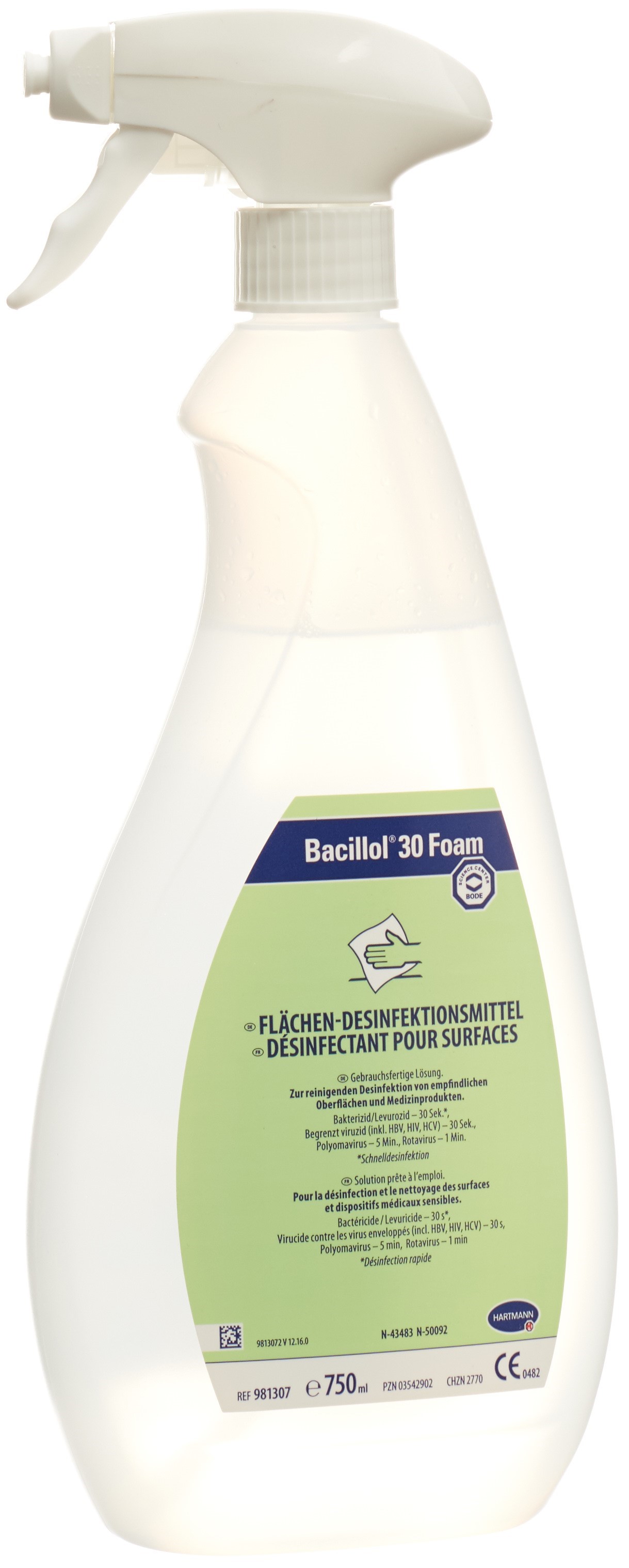Bacillol 30 Foam Sprühflasche