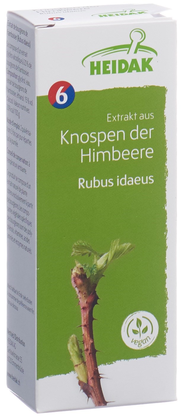 HEIDAK Knospe Himbeere Rubus idaeus Glyc Maz