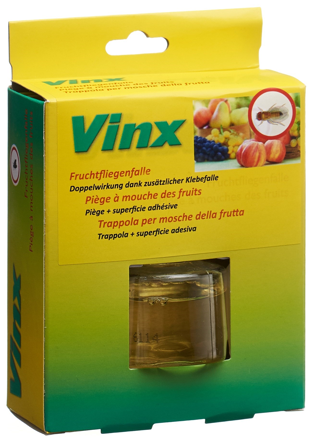 Vinx Fruchtfliegenfalle mit Klebestreifen mit Klebestreifen