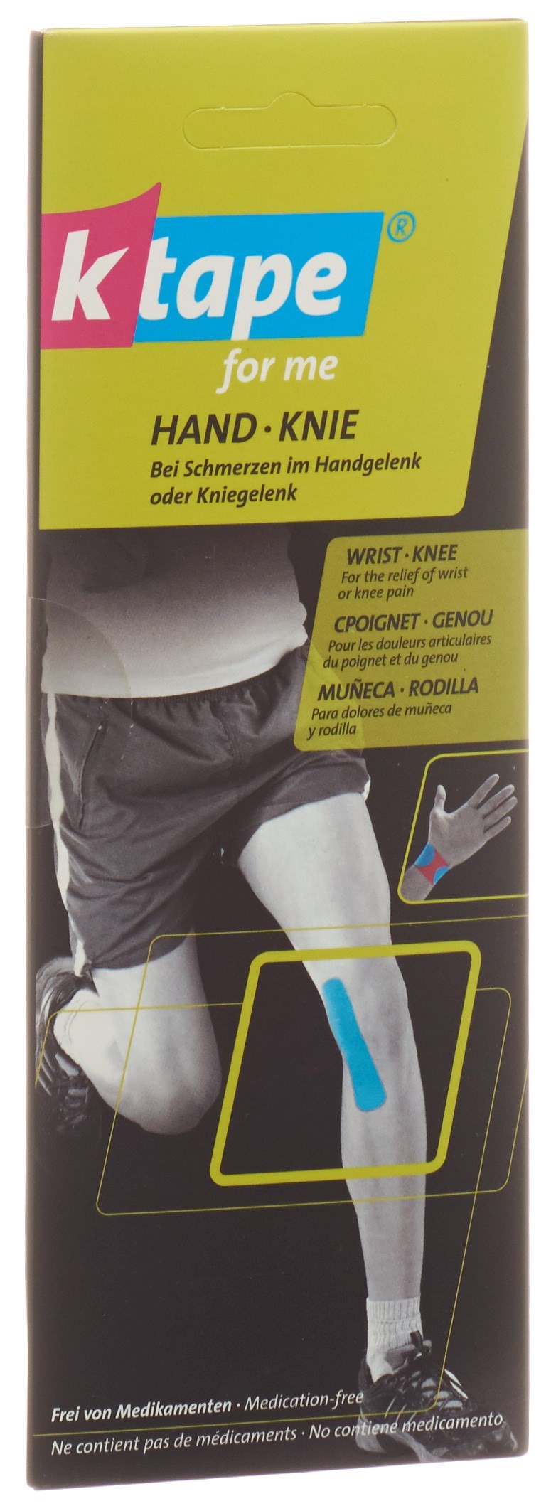 K-Tape for me Hand/nie für zwei Anwendungen