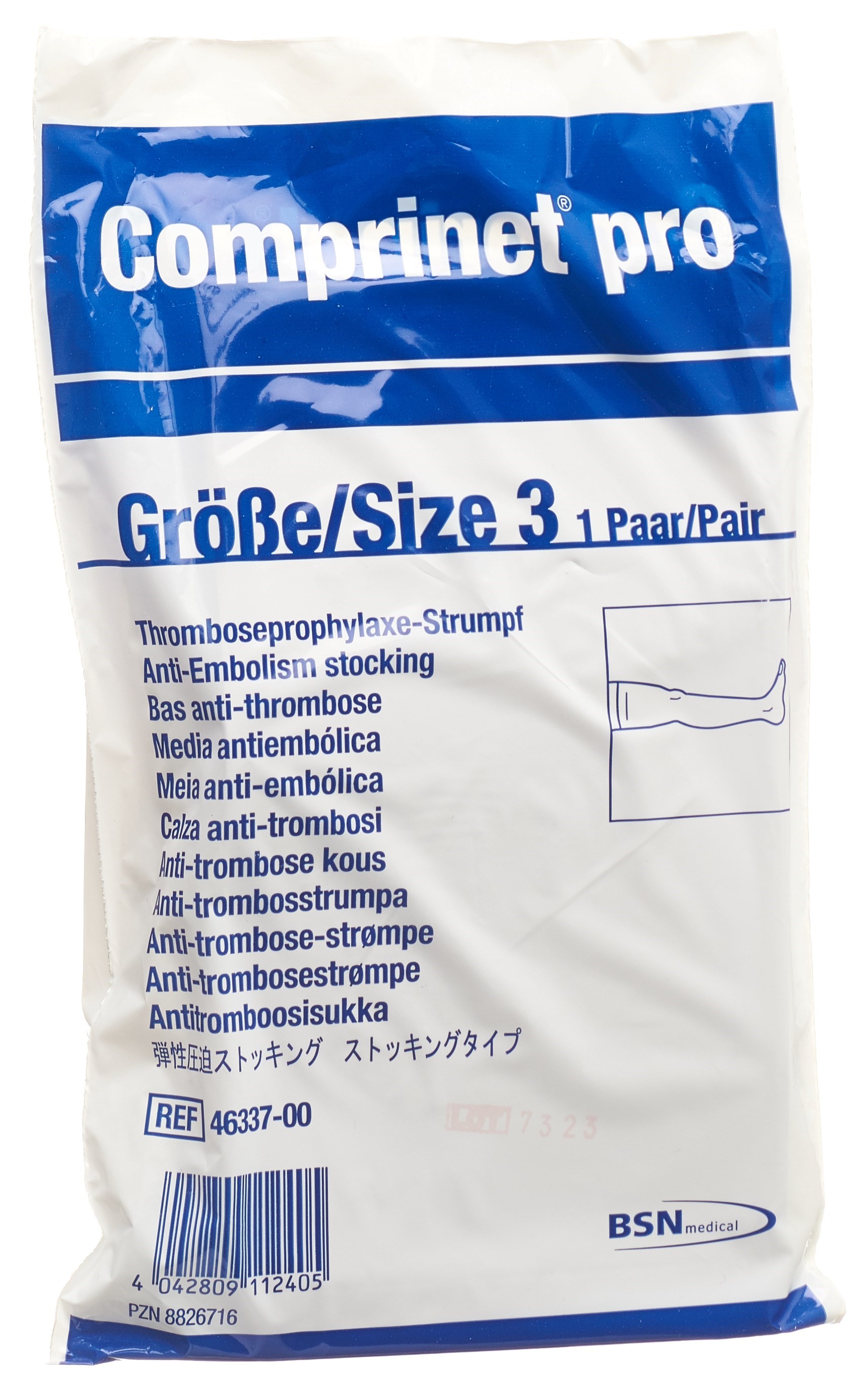 Comprinet Pro Thrombo A-G Grösse 3 normal weiss