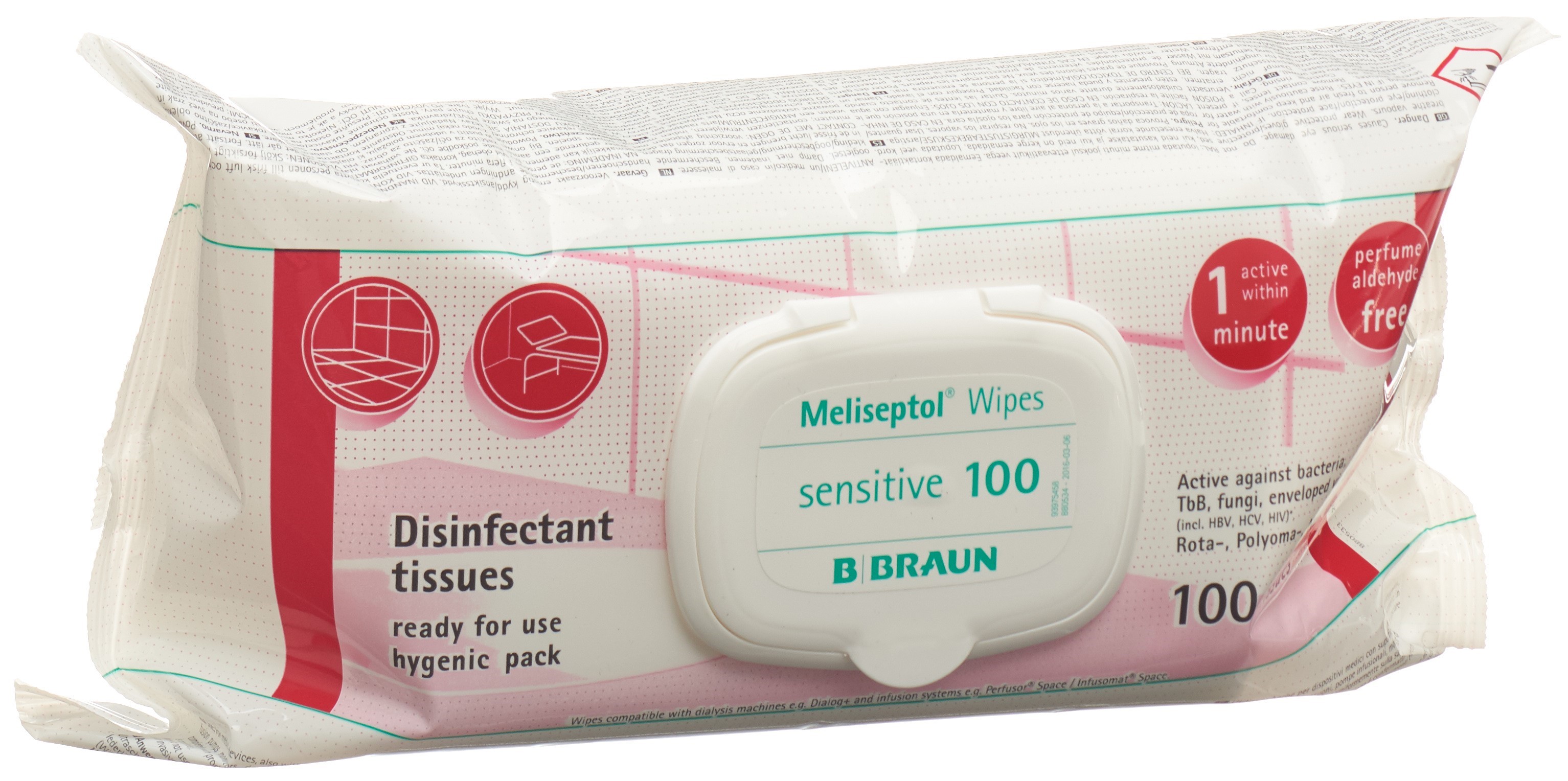 Meliseptol Wipes sensitive 100 (Flowpack)