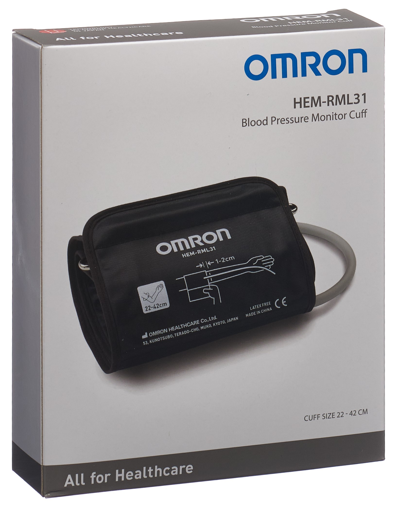 Omron Oberarm-Manschette 22-42cm Easy weich