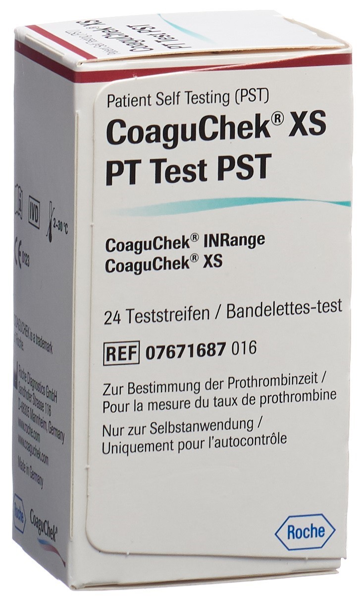 CoaguChek XS PT PST deutsch/italienisch/niederländisch/französisch