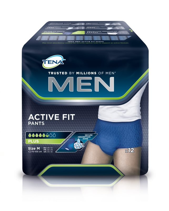 TENA Men Active Fit Pants Plus S/M